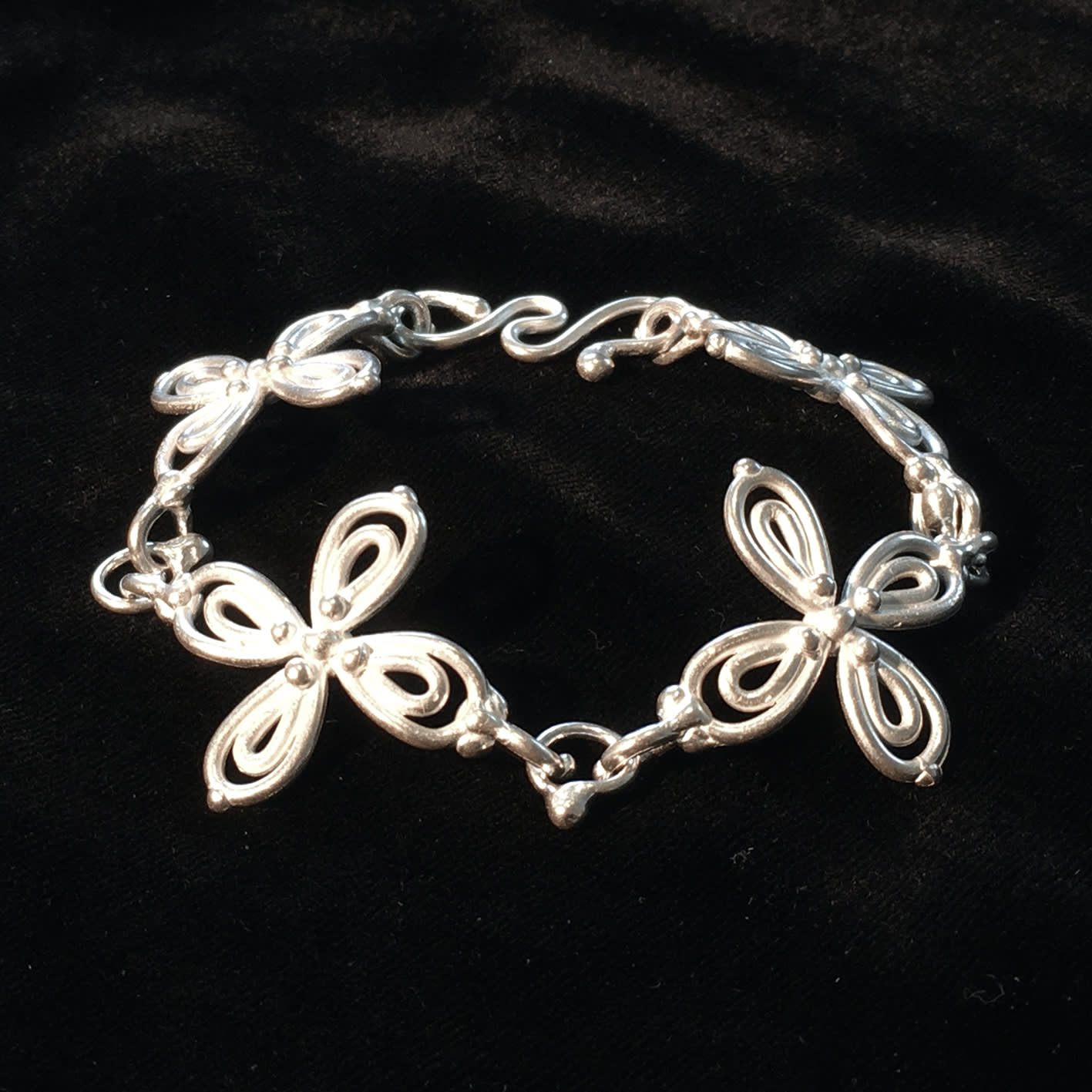 Helen Feiler, Silver 'Flower' Bracelet, 2019