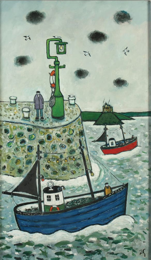 Joan Gilchrest, Mousehole Pier