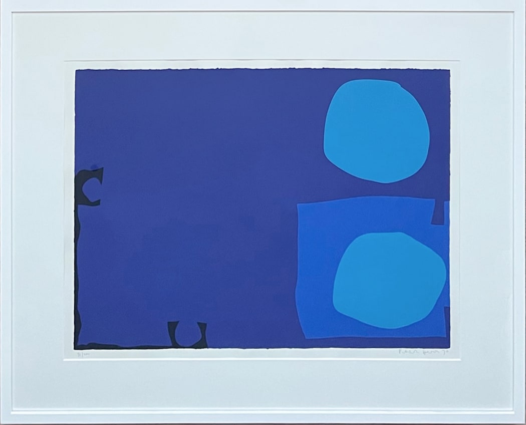 Patrick Heron CBE, Four Blue Two Discs, 1970