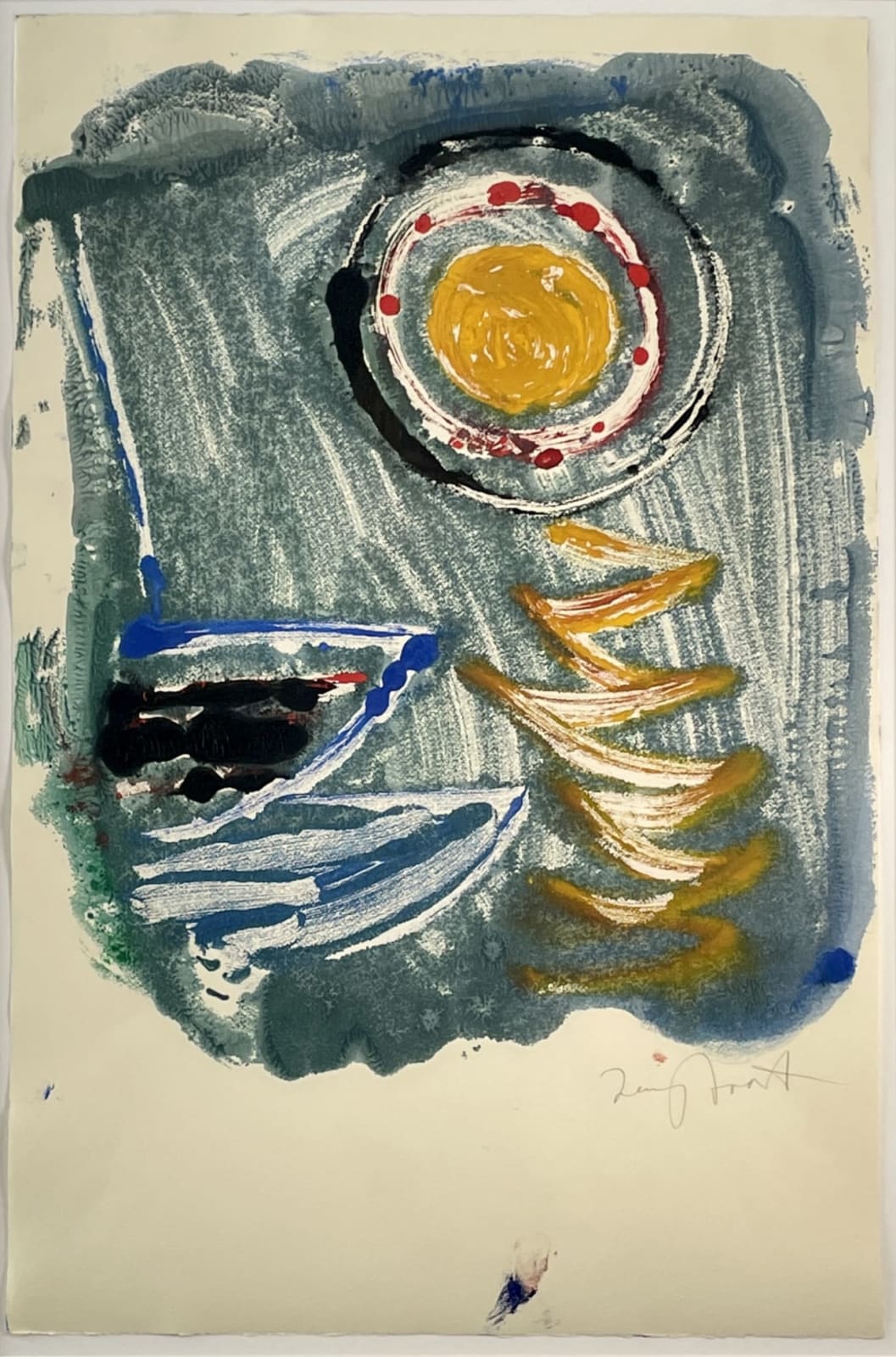Terry Frost RA, Ochre Sun Rhythm, 1996