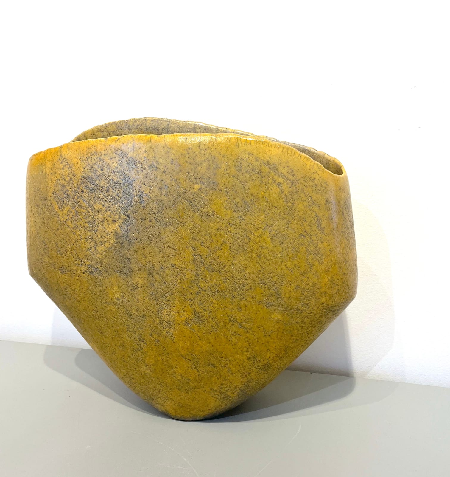 Stephen Murfitt, Large Yellow Wide Vessel, 2023