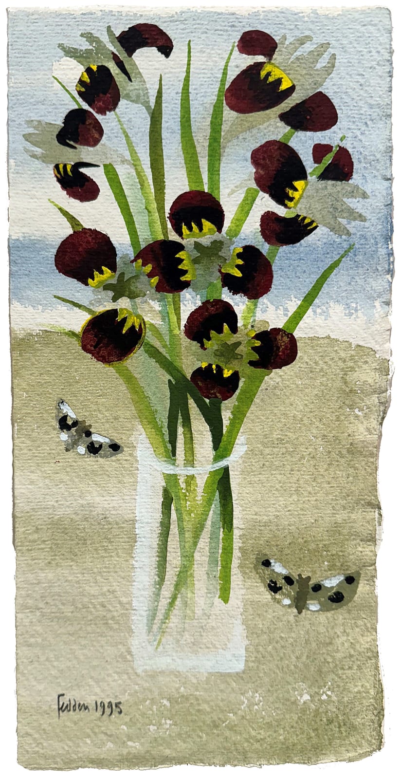 Mary Fedden, Irises, 1995