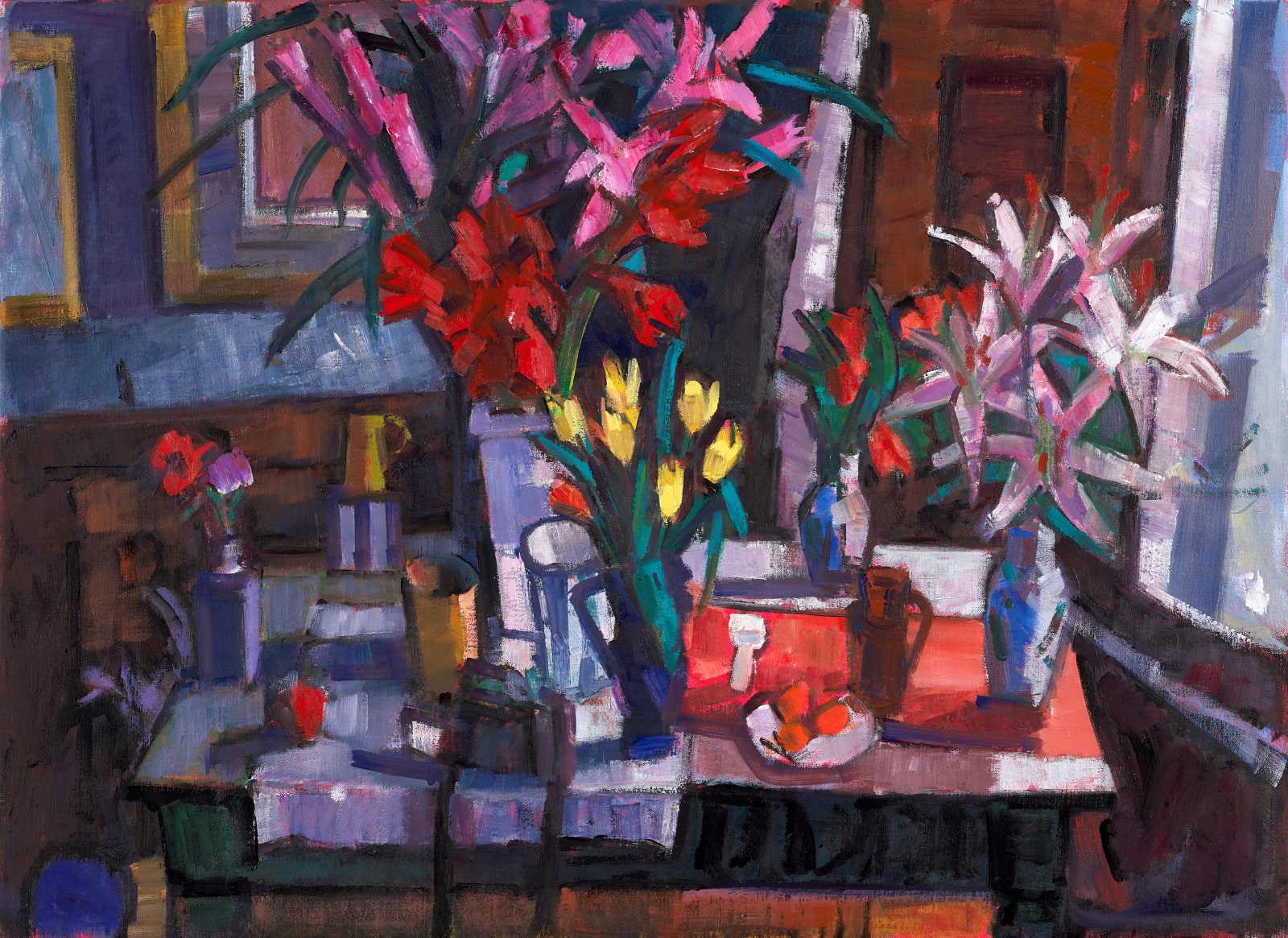 Archie Forrest, Mixed Flowers at Window, 2022