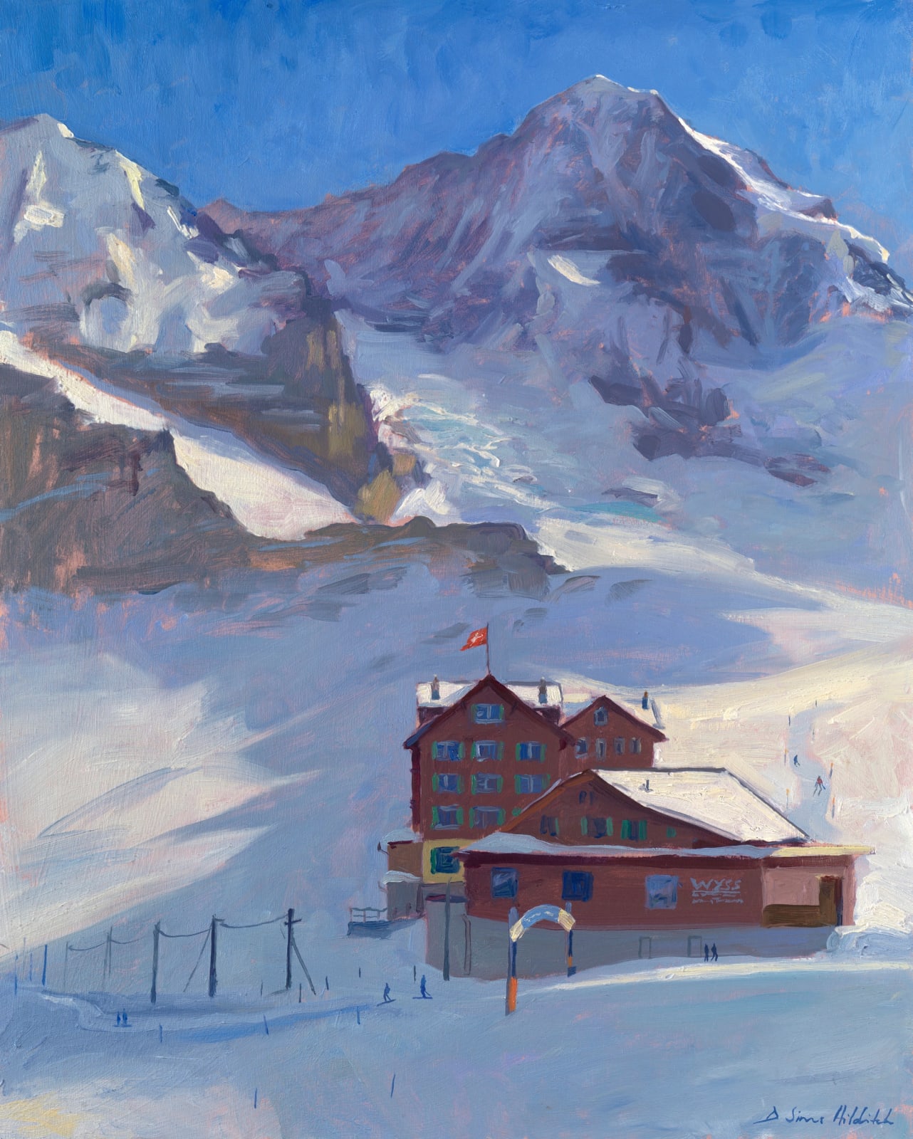 Daisy Sims Hilditch, The Bellevue des Alpes, Kleine Scheidegg