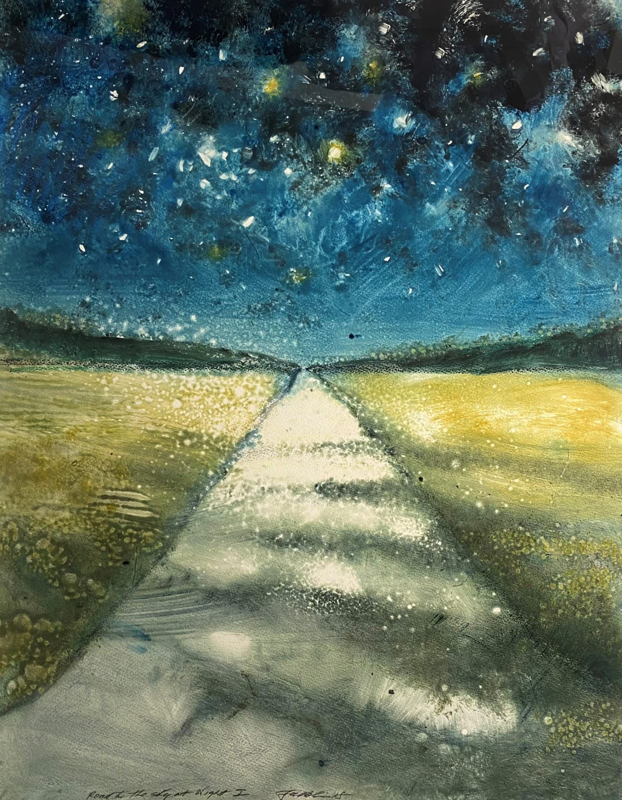 Bill Jacklin, Road to the Sky at Night I, 2018
