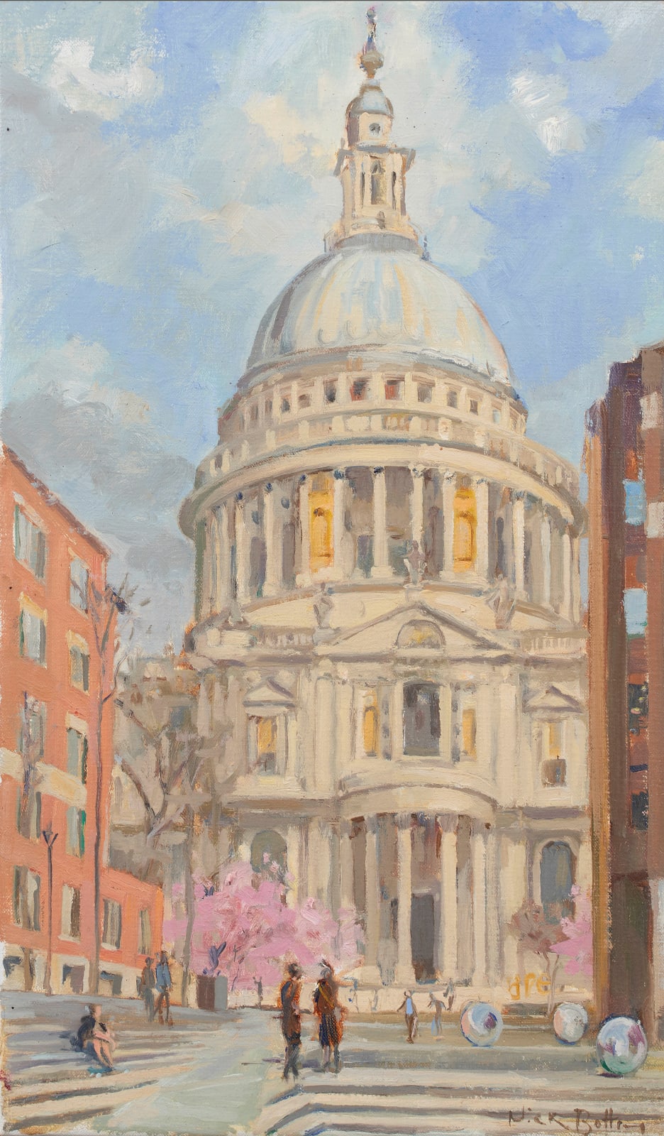 Nick Botting, St. Paul's with Blossom