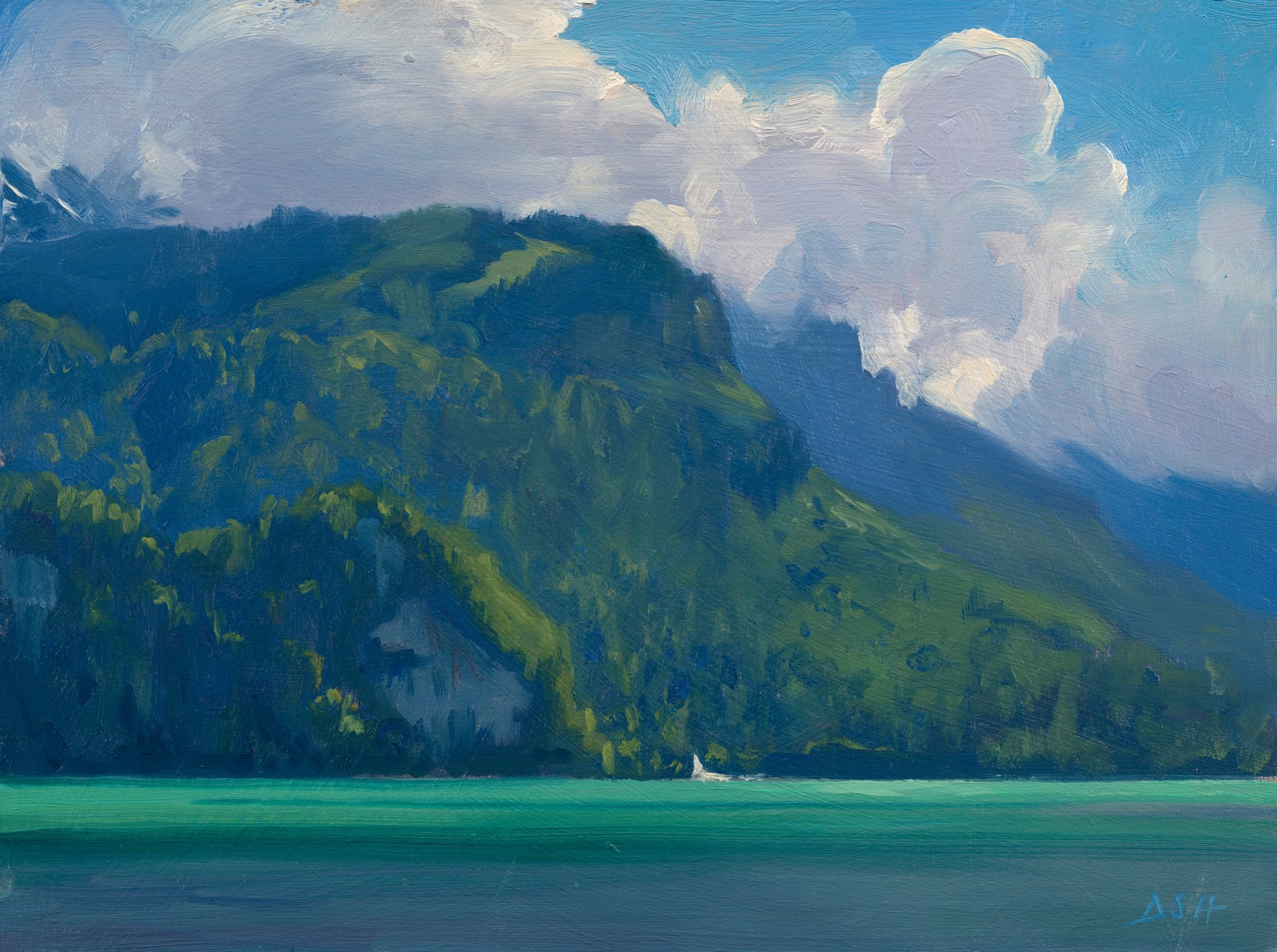 Daisy Sims Hilditch, Light strip, Lake Brienz