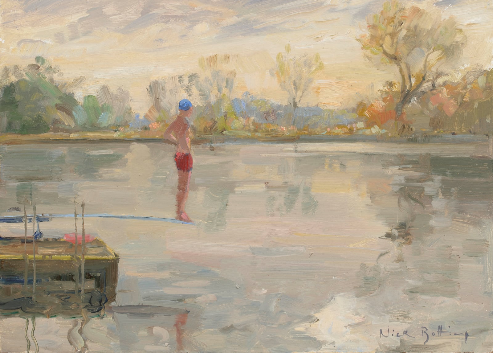Nick Botting, Early Morning Swimmer, Highgate