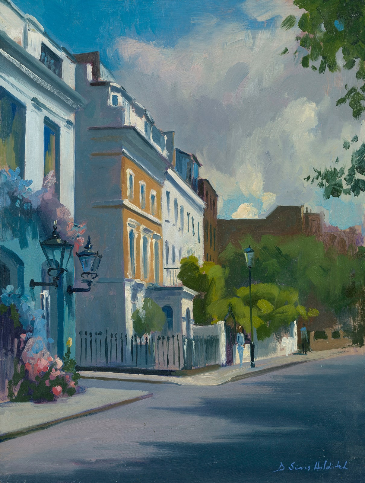 Daisy Sims Hilditch, 50 Cheyne, May morning light