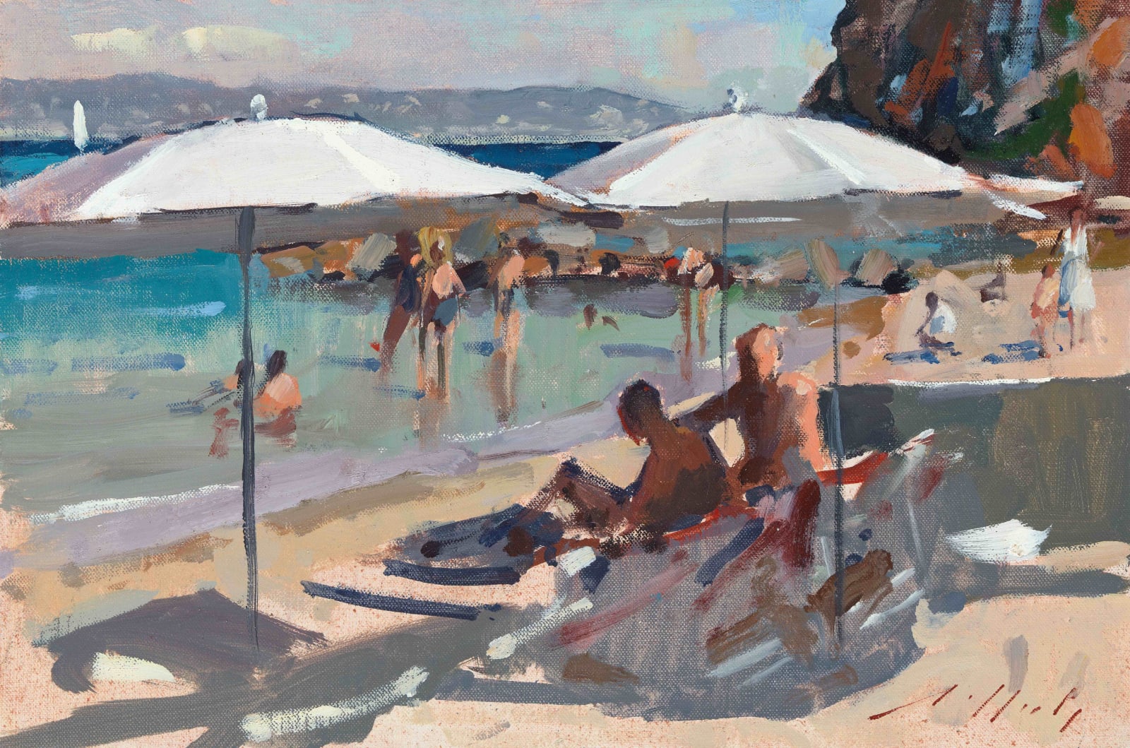 Paul Rafferty, The Beach at Theoule, 2022