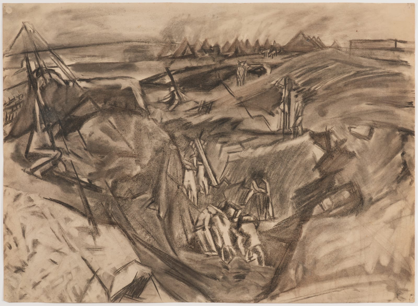 David Bomberg, Quarrying, c.1925