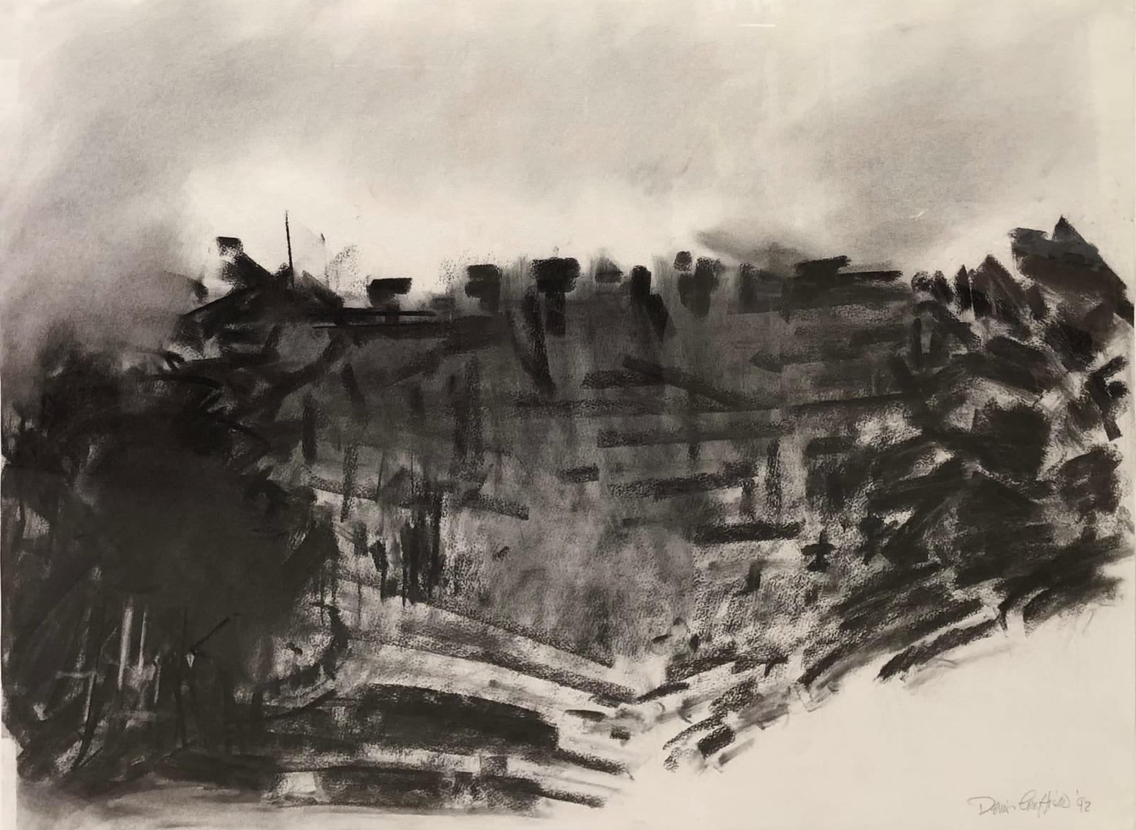 Dennis Creffield, Petworth House: West front, 1992
