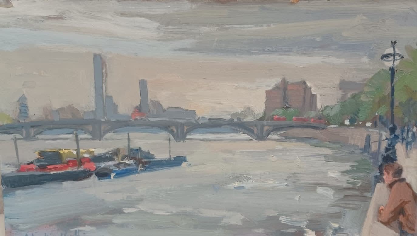 Nick Botting, 53. The River at Battersea Bridge