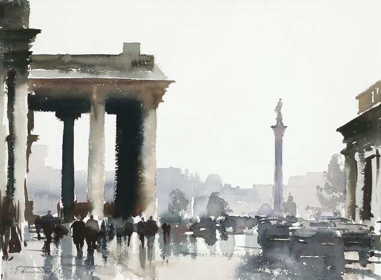 Edward Seago, Trafalgar Square, London