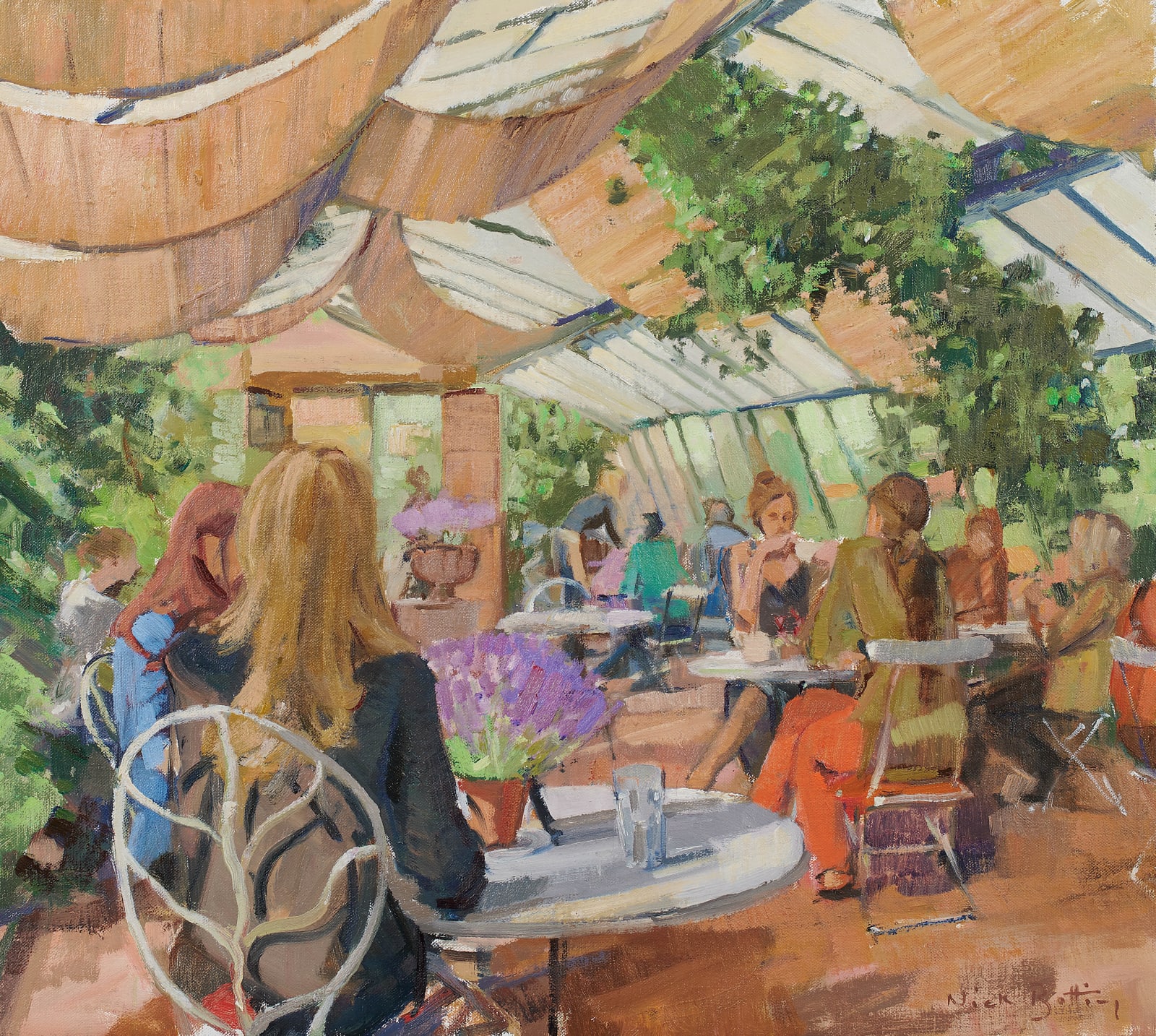 Nick Botting, Lunch at Petersham Nursery