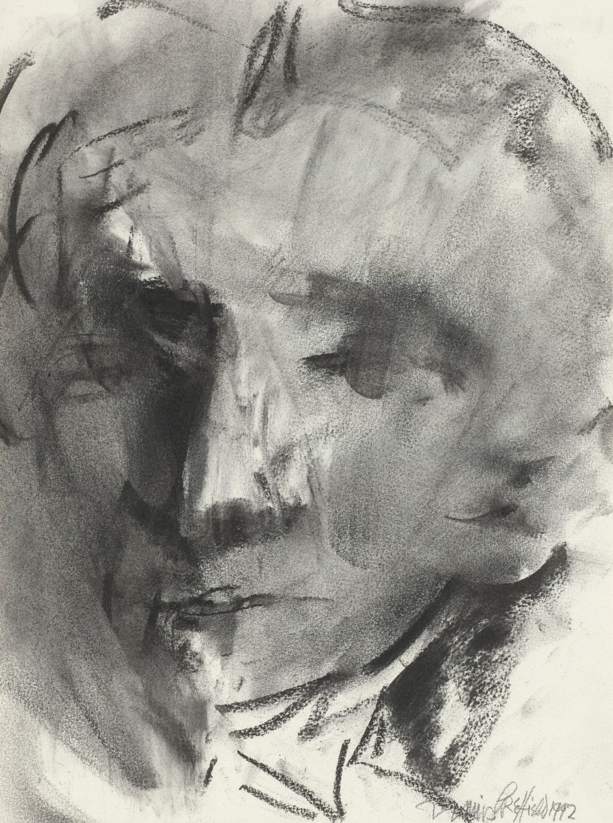 Dennis Creffield, Portrait of the artist's mother (from memory), 1992