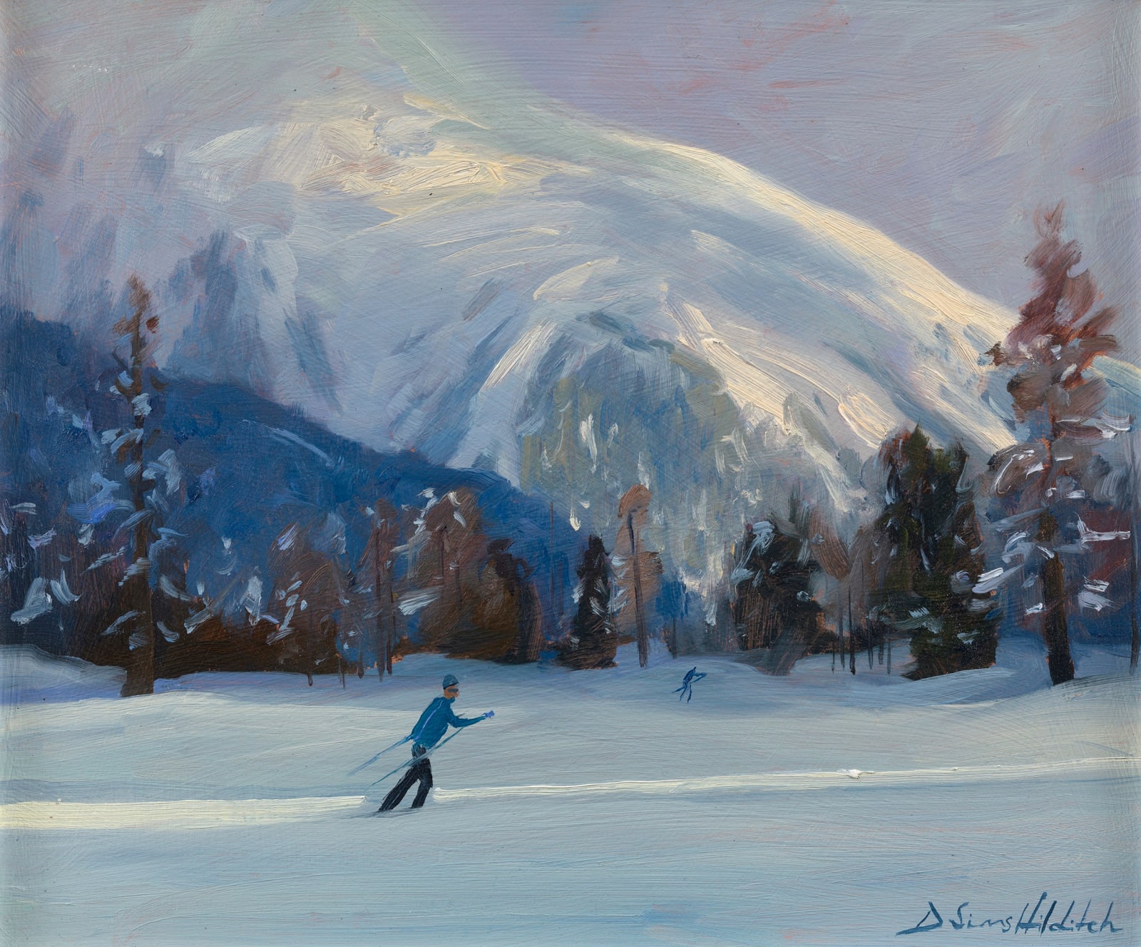 Daisy Sims Hilditch, Langlauf, Engadine