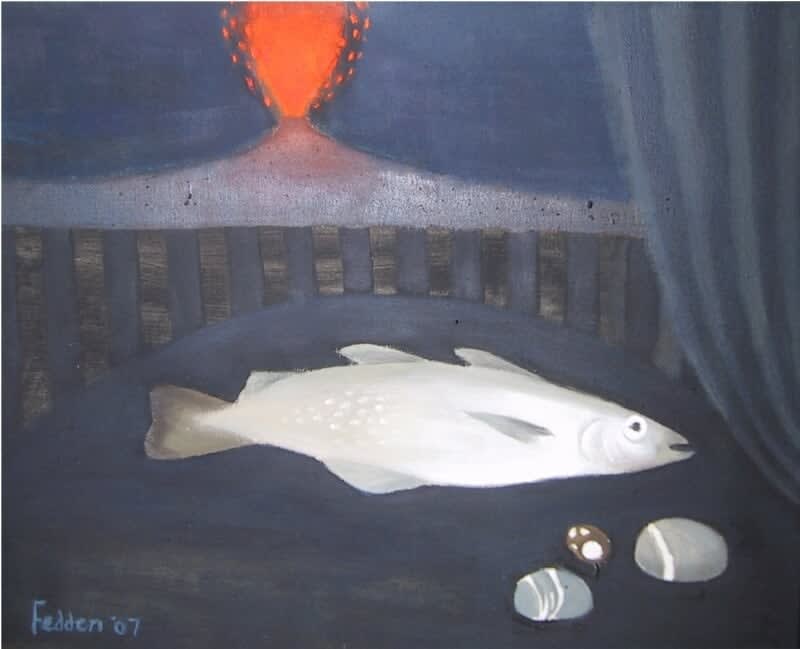 Mary Fedden, The Volcano, 2007