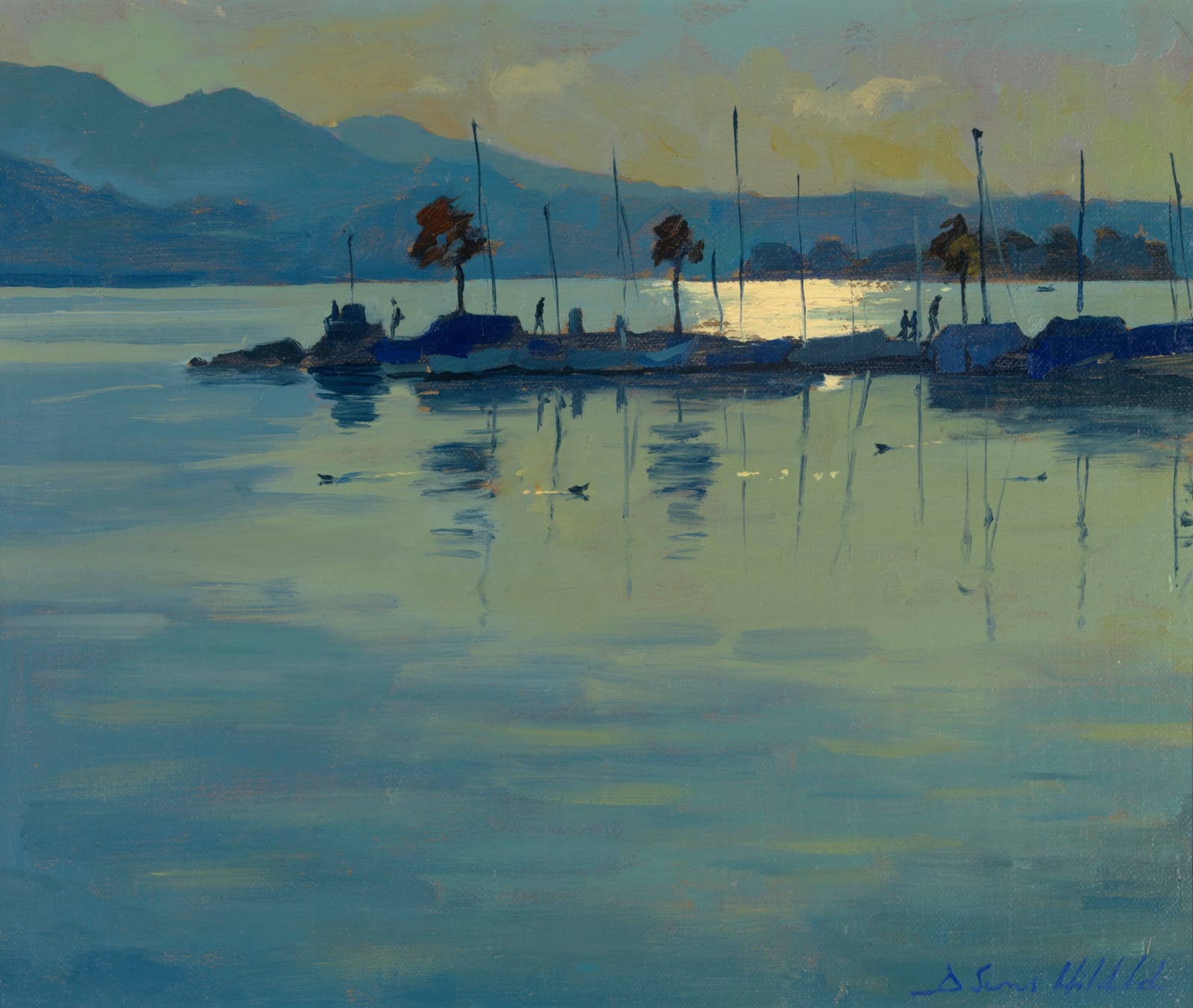 Daisy Sims Hilditch, Evening contre jour, Rapperswil, 2022