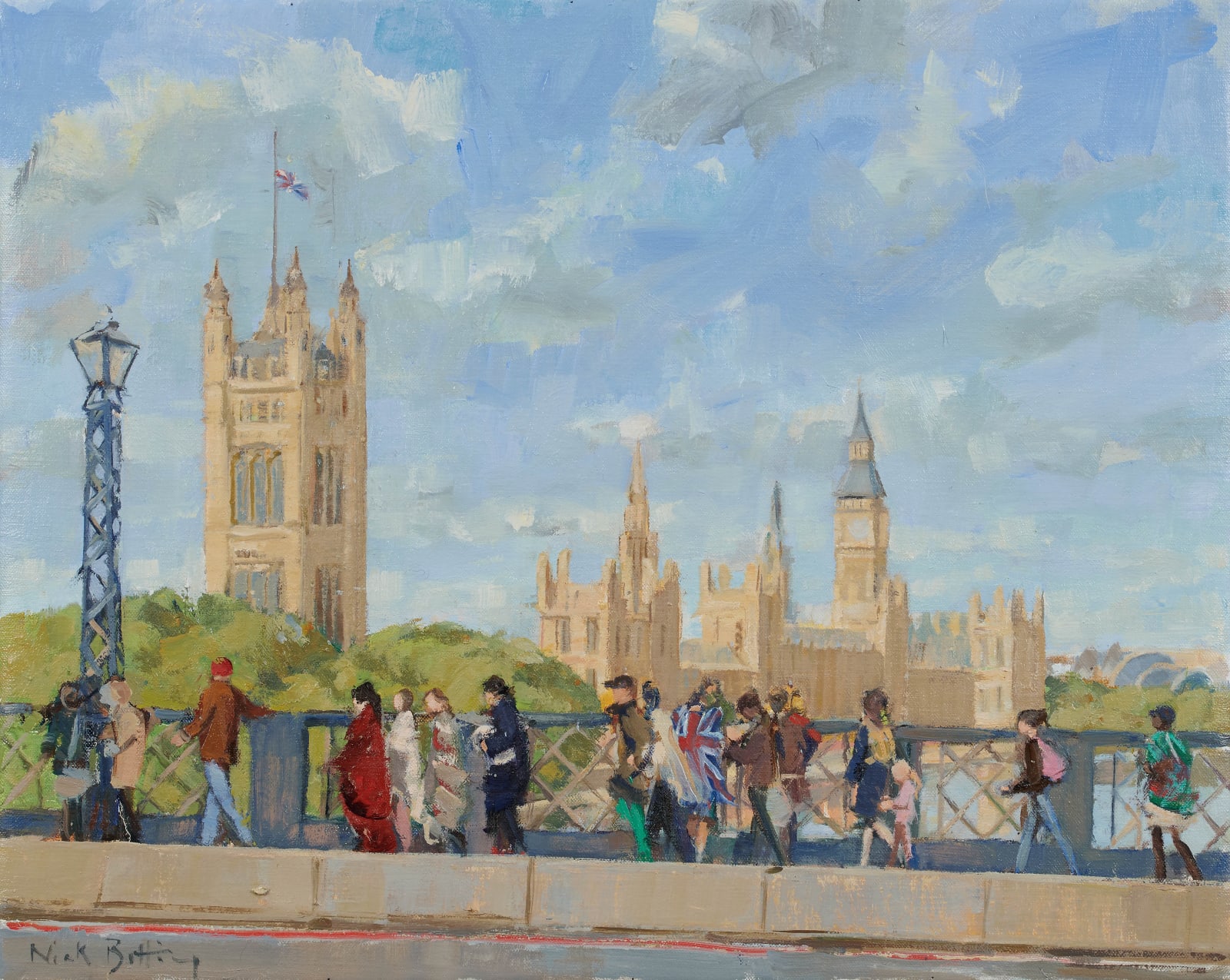 Nick Botting, Lambeth Bridge, The Queue, 2022