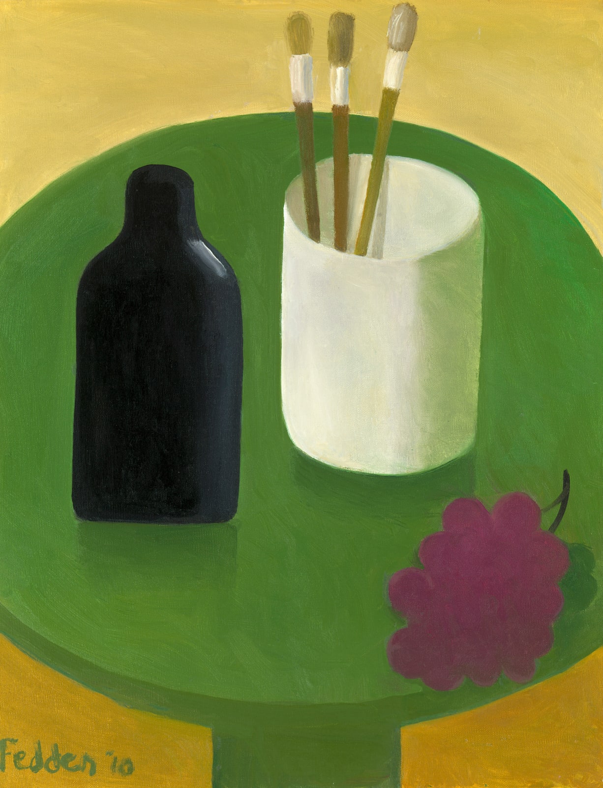 Mary Fedden, The Green Table, 2010