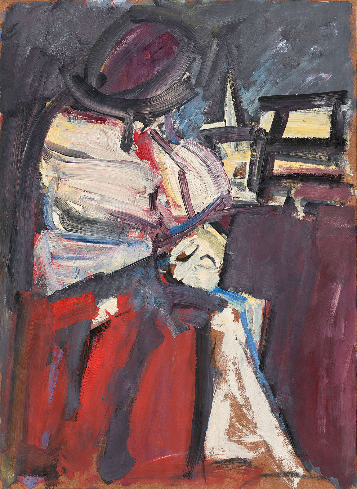 Dennis Creffield, Seated woman, circa 1960