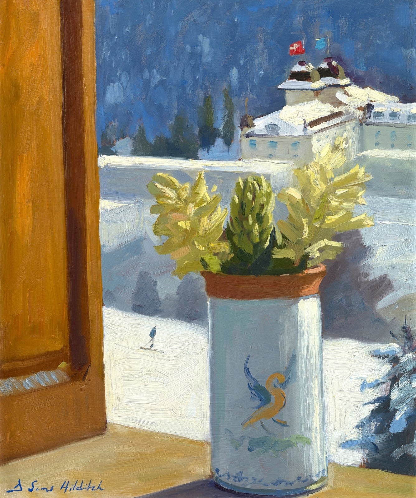 Daisy Sims Hilditch, First signs of spring, the Kempinski
