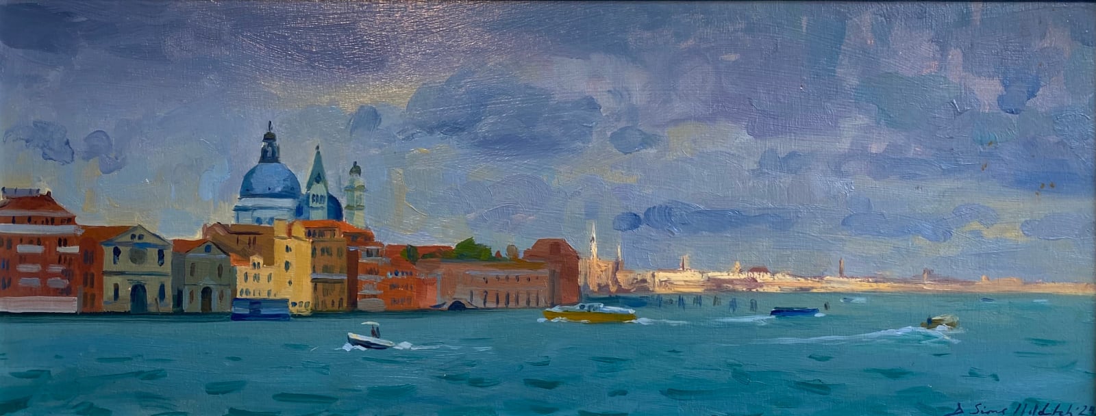 Daisy Sims Hilditch, Light on distant San Marco from the Redentore