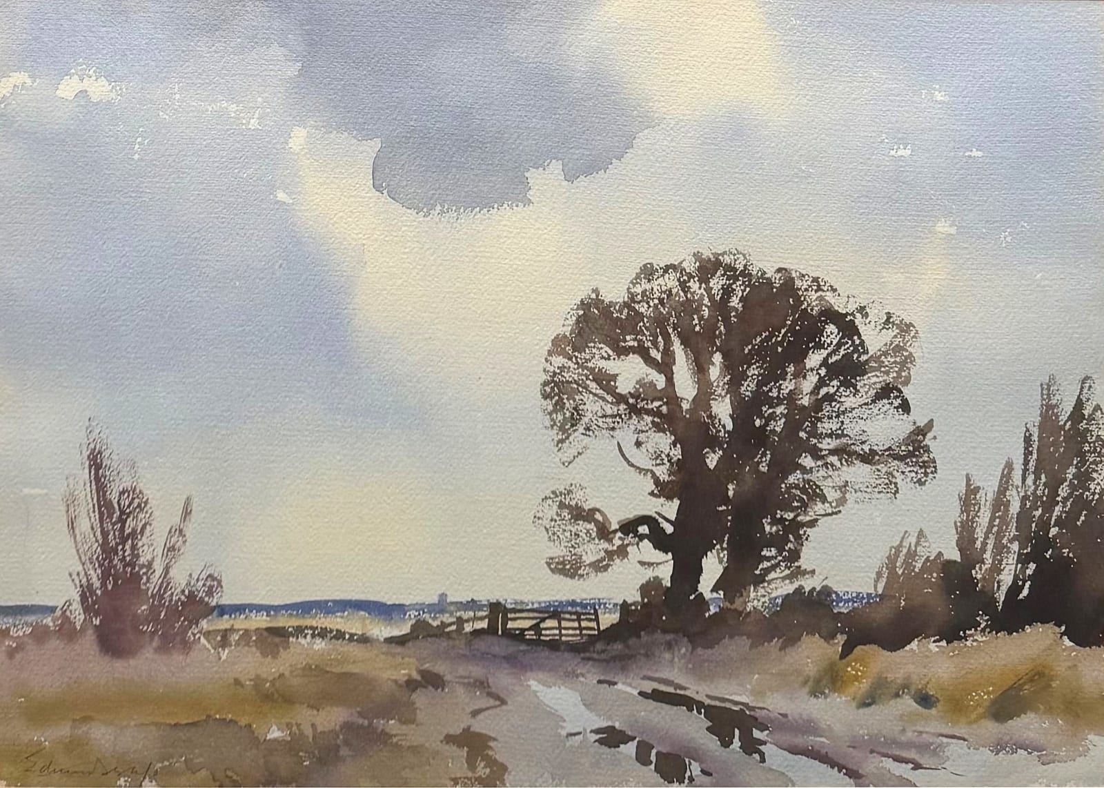 Edward Seago, The Loke after the rain
