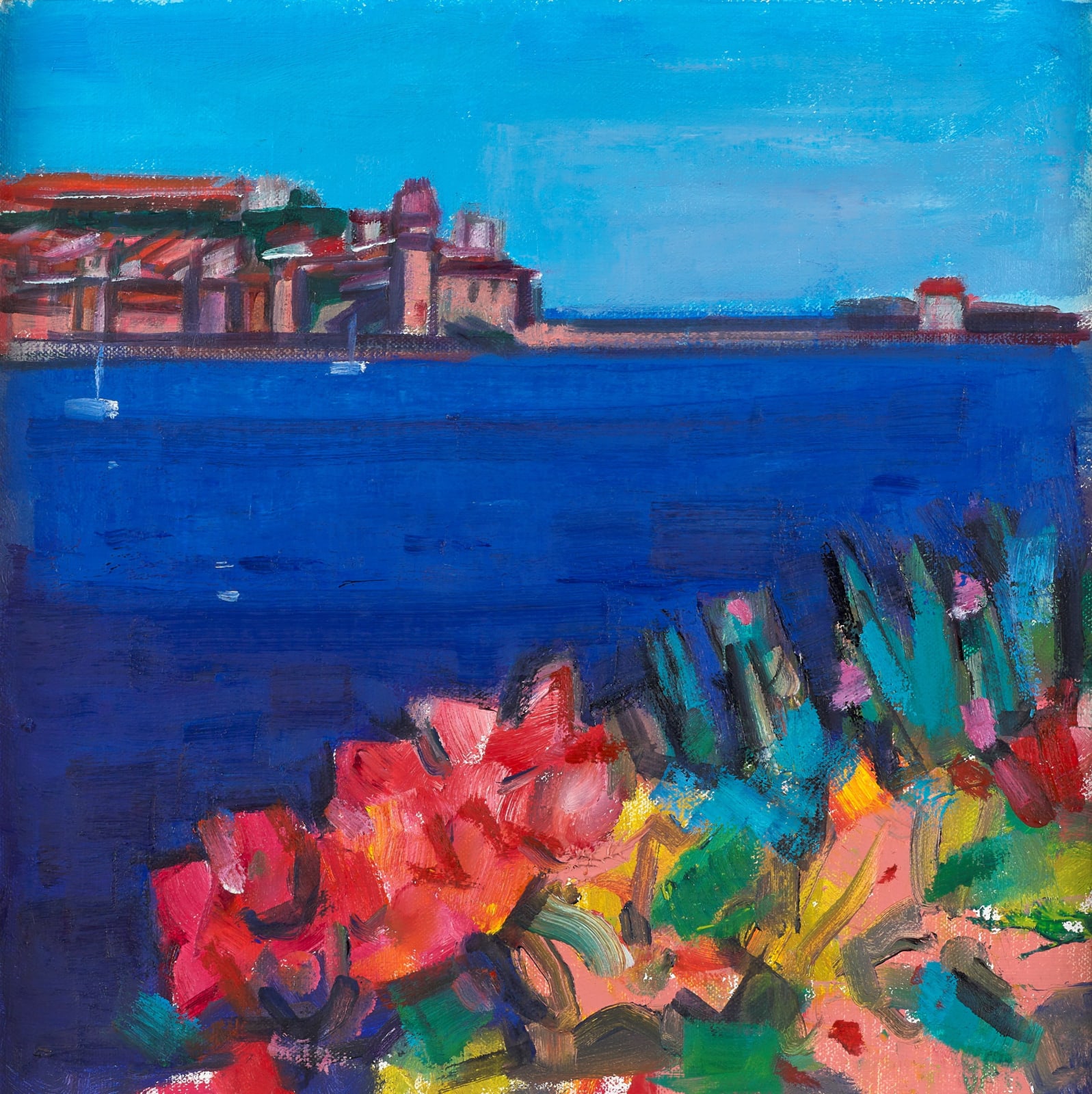 Archie Forrest, View from Hotel Room, Collioure, 2022