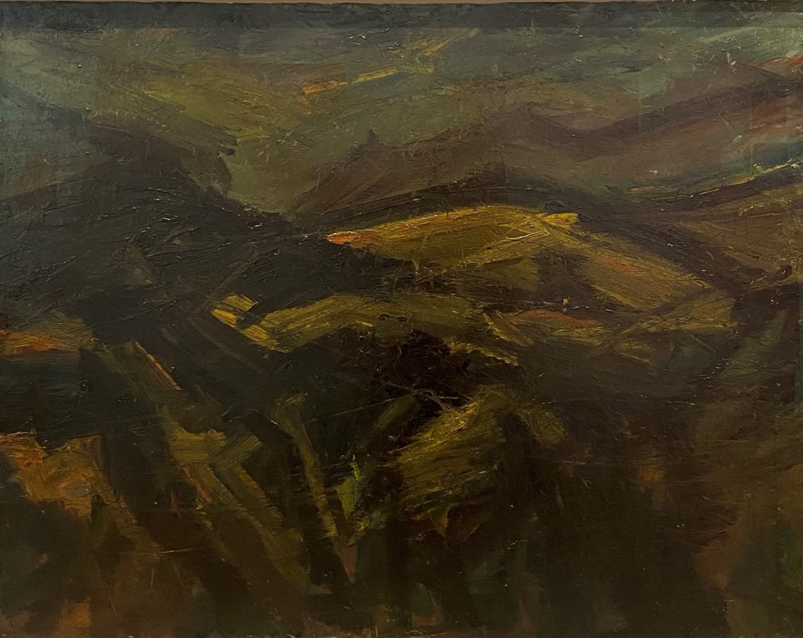 Leslie Marr, Landscape near Beddgelert, 1949