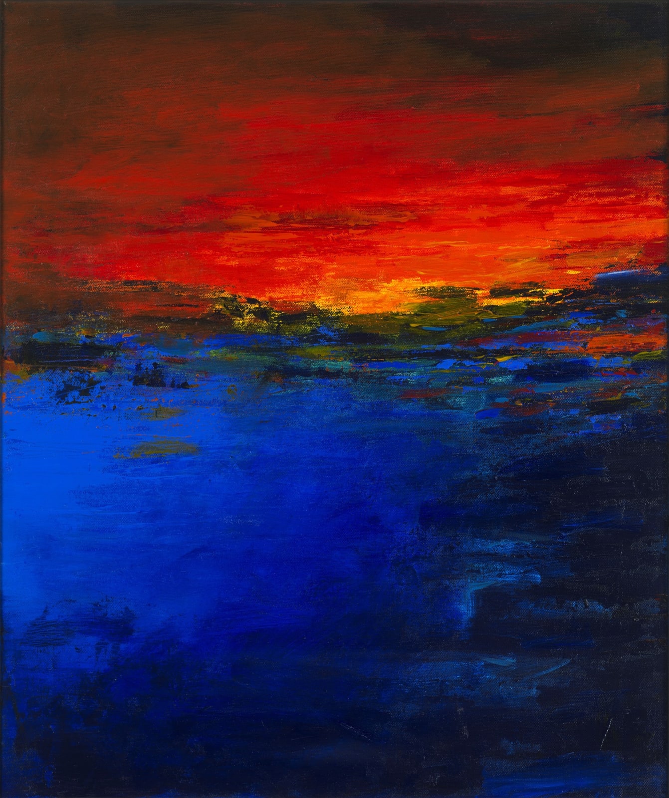 Martyn Brewster, Fading Sunset Study, 2020