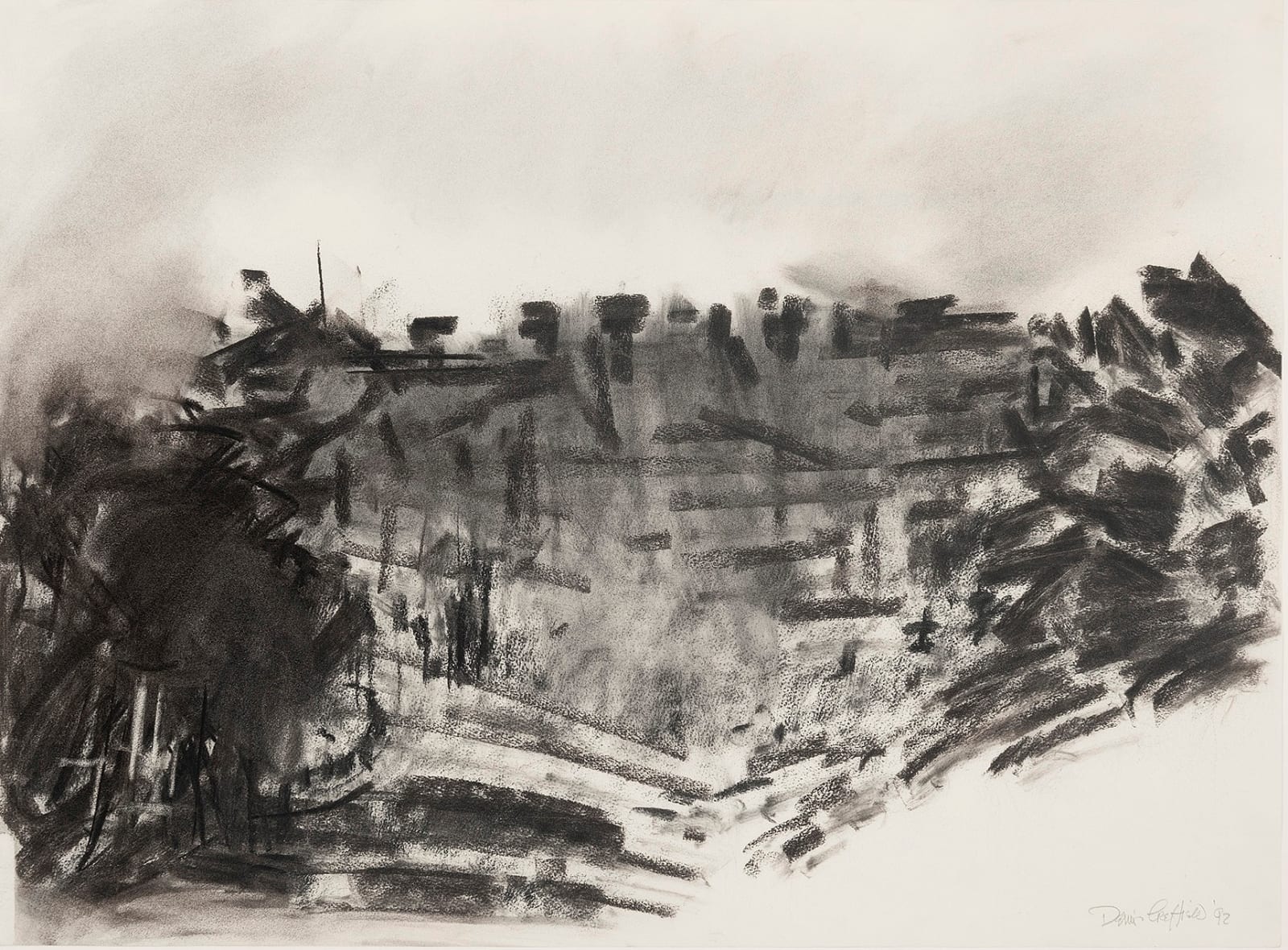 Dennis Creffield, Petworth House: West front, 1992