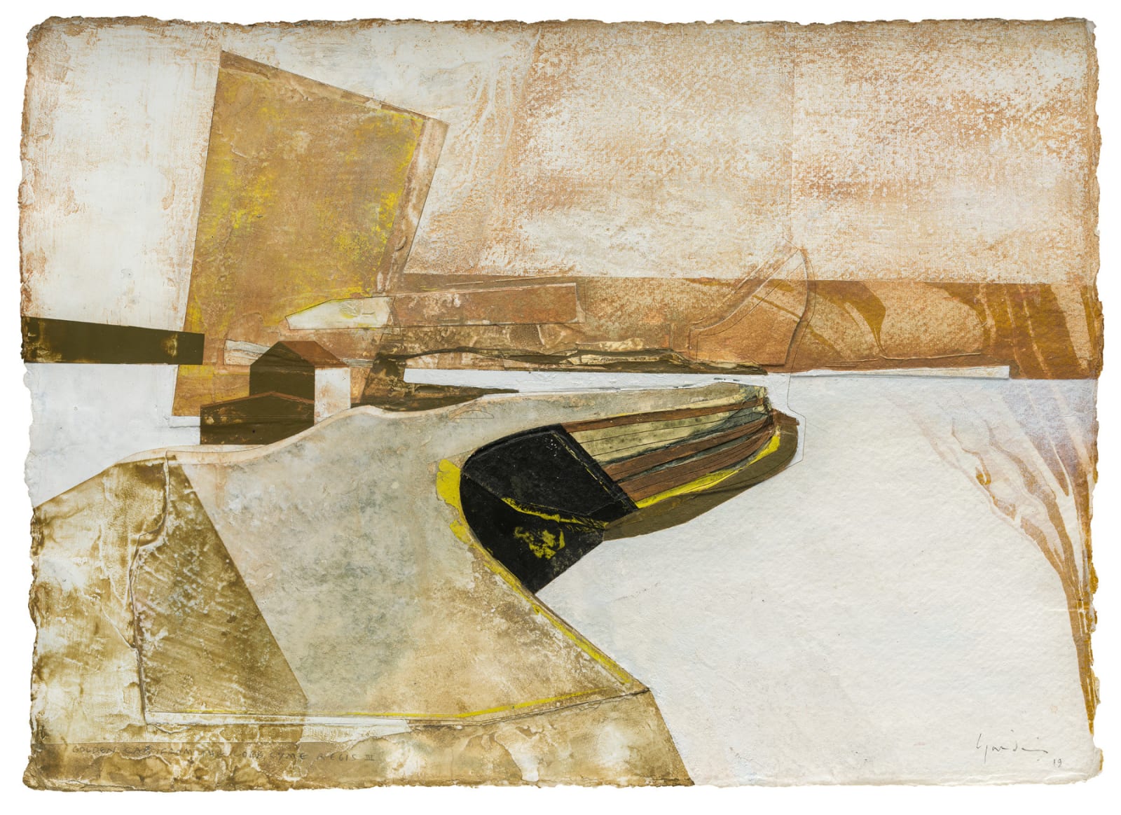 Jeremy Gardiner, Golden Cap from the Cobb, Lyme Regis III, Dorset, 2021