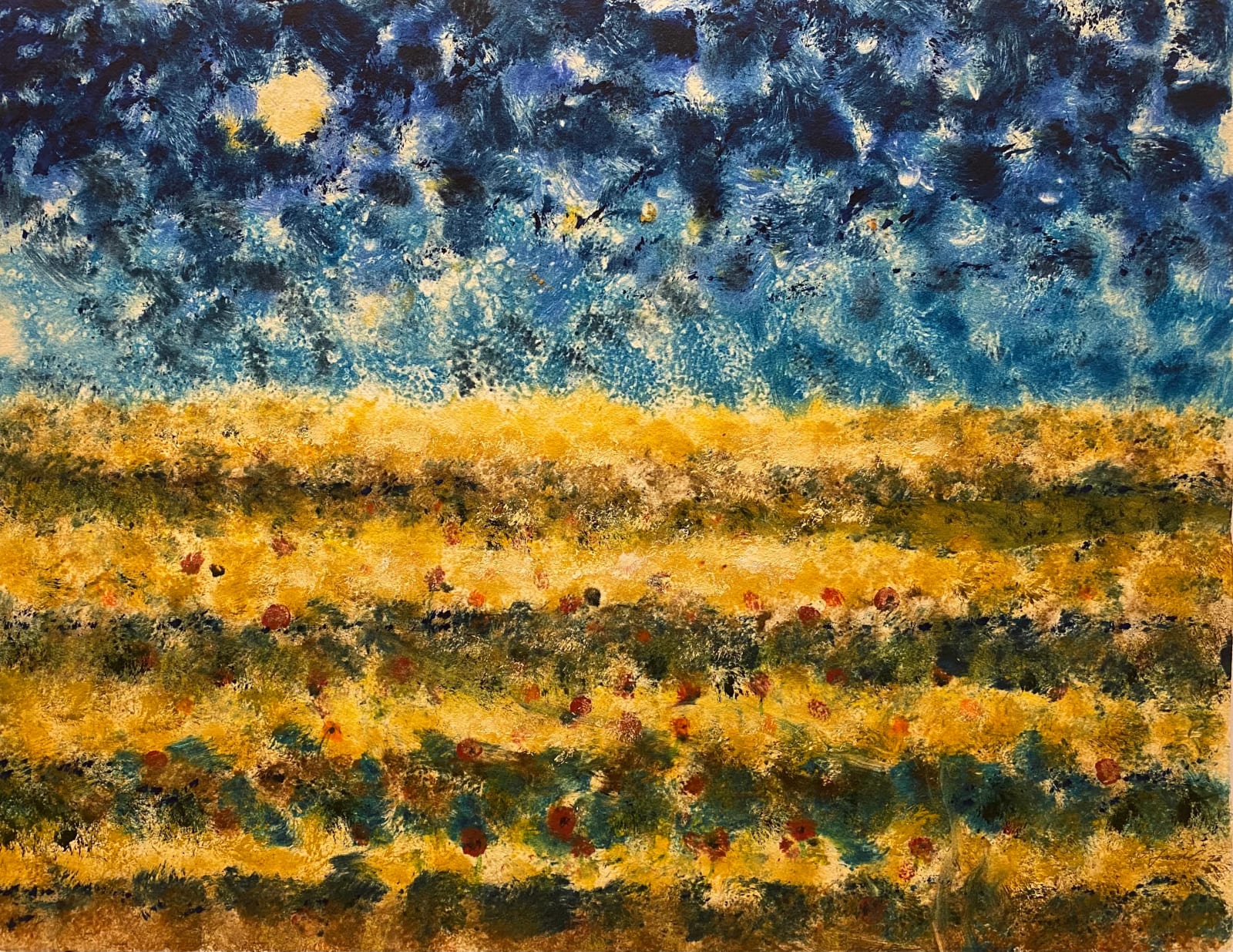 Bill Jacklin, Golden Field I, 2023