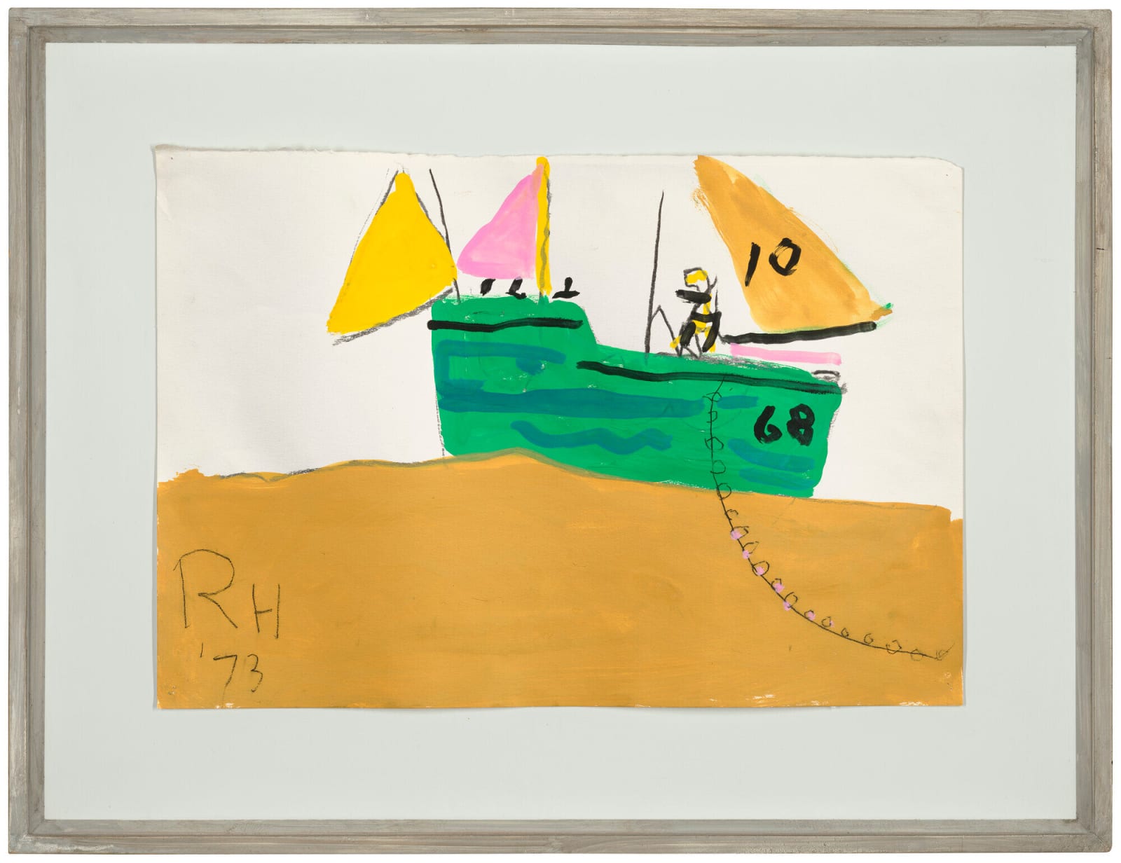 Roger Hilton, Trawler, 1973