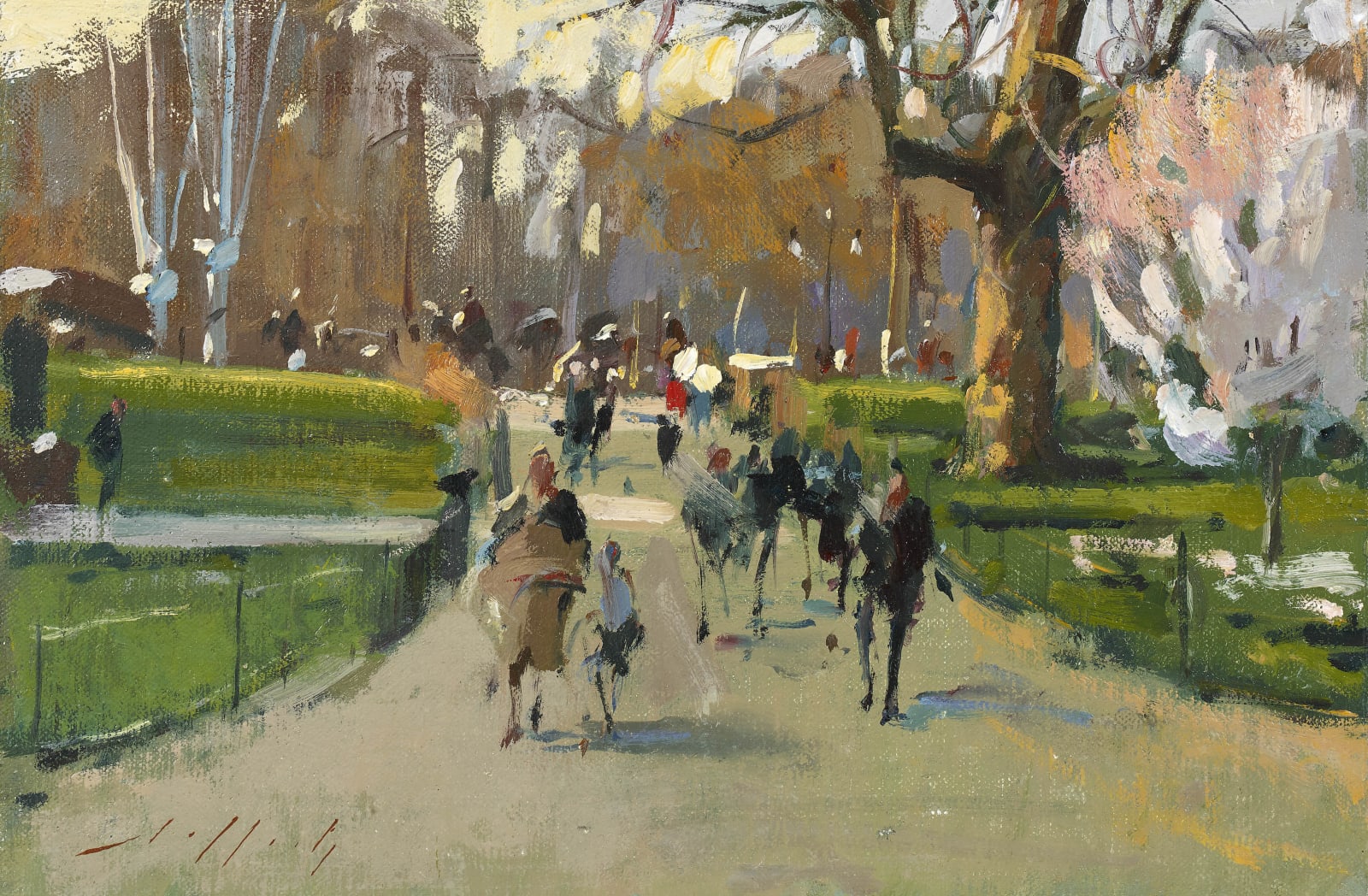 Paul Rafferty, Spring, St James's Park, (Study)