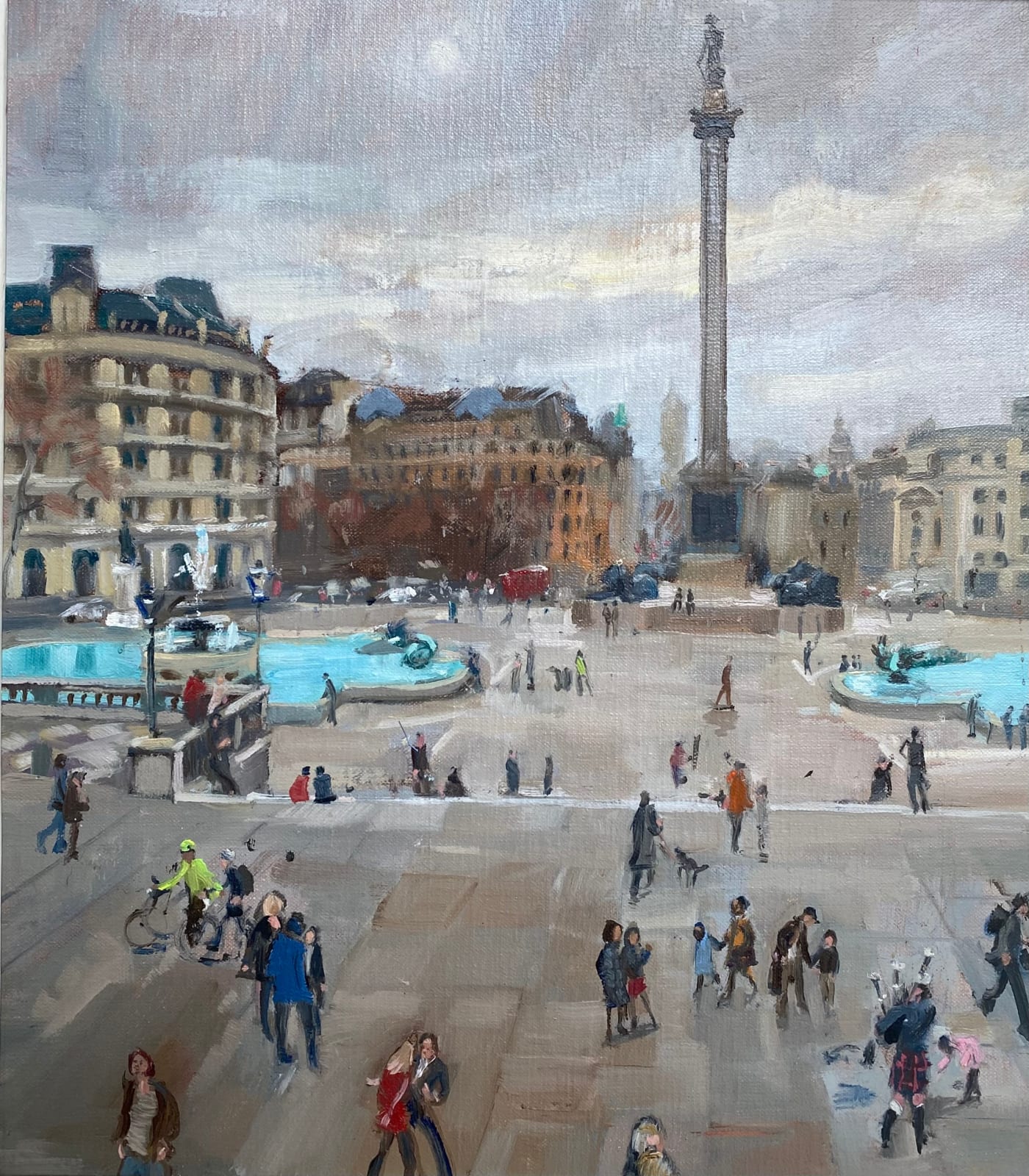 Nick Botting, Trafalgar Square, January Morning