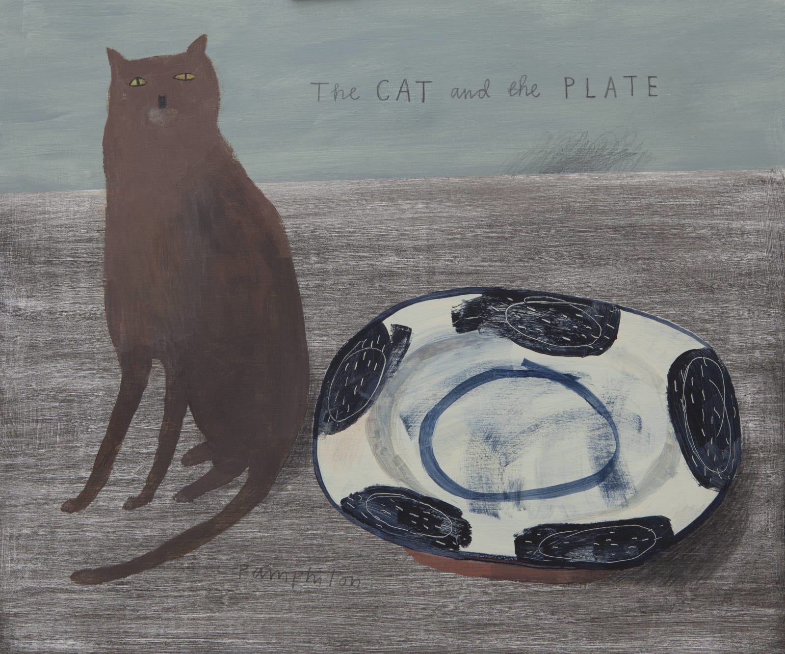 Elaine Pamphilon, The Cat and the Plate