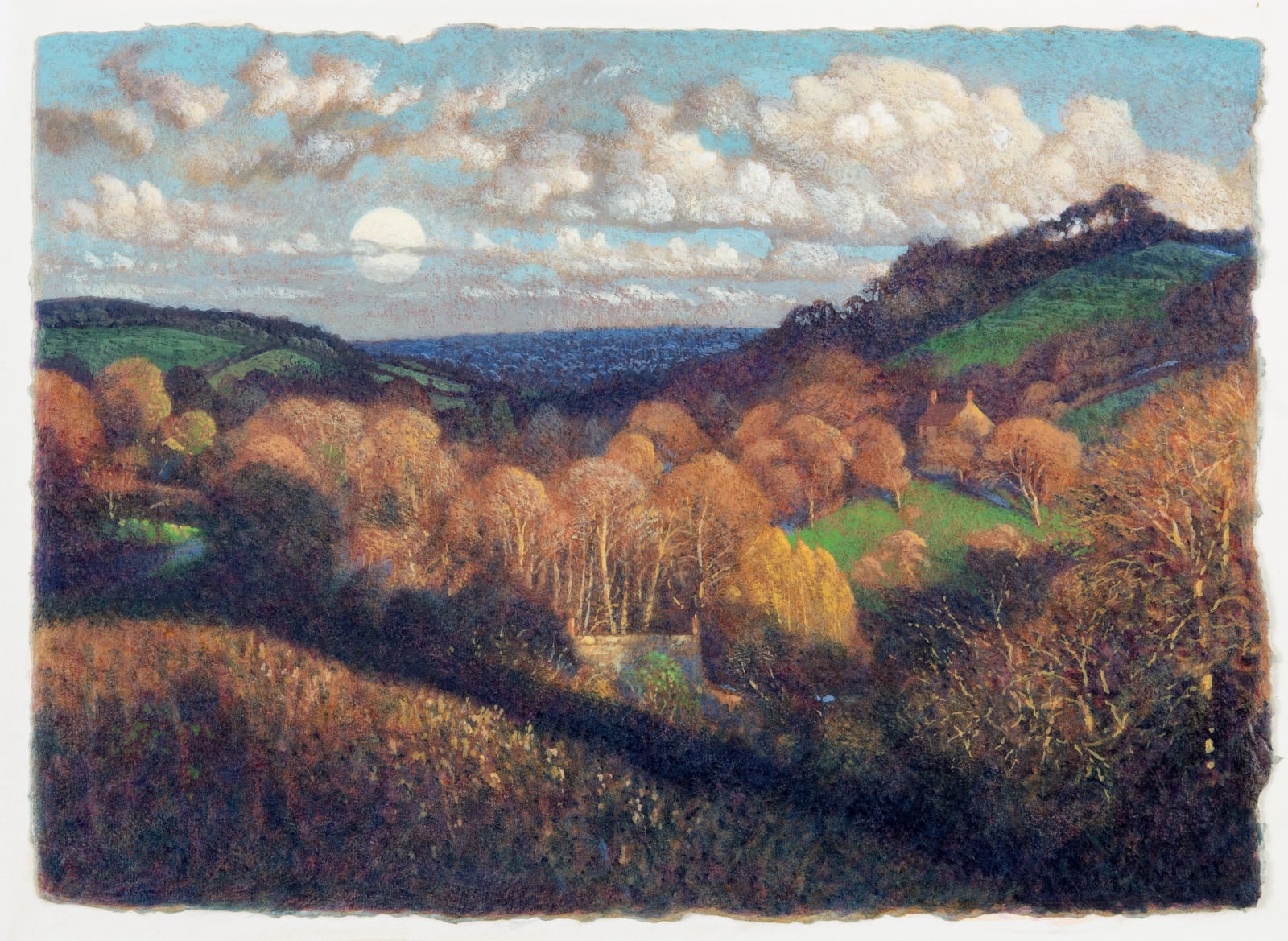 James Lynch, Moonrise, West Milton, 2024