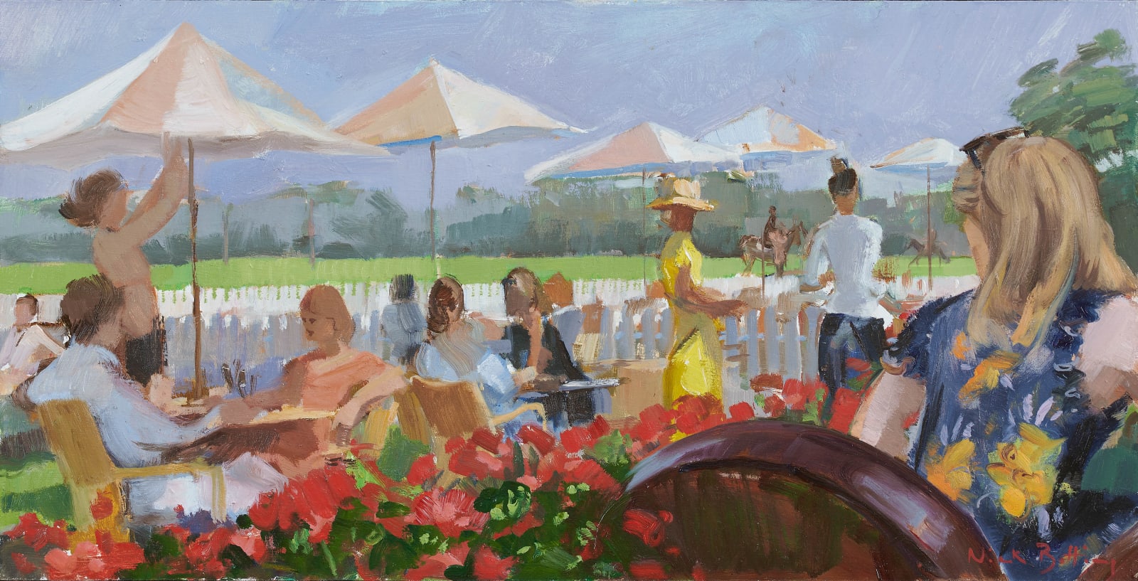 Nick Botting, Smith's Lawn, The Clubhouse at Lunch