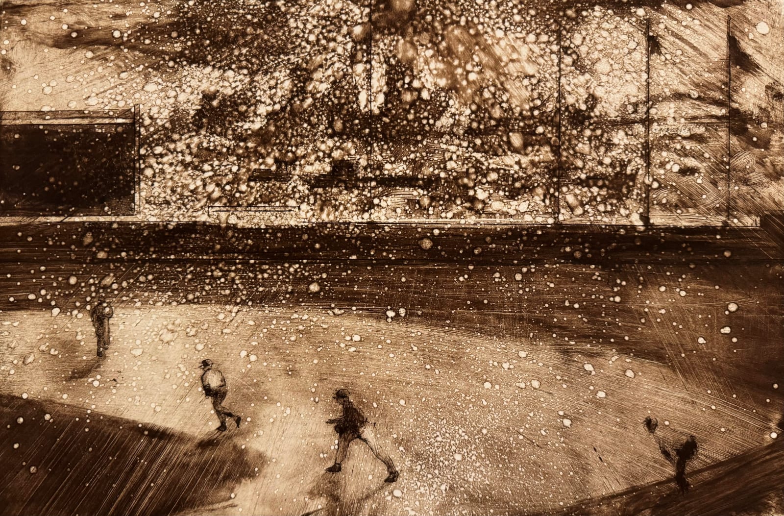 Bill Jacklin, Night Game NYC I, 2006