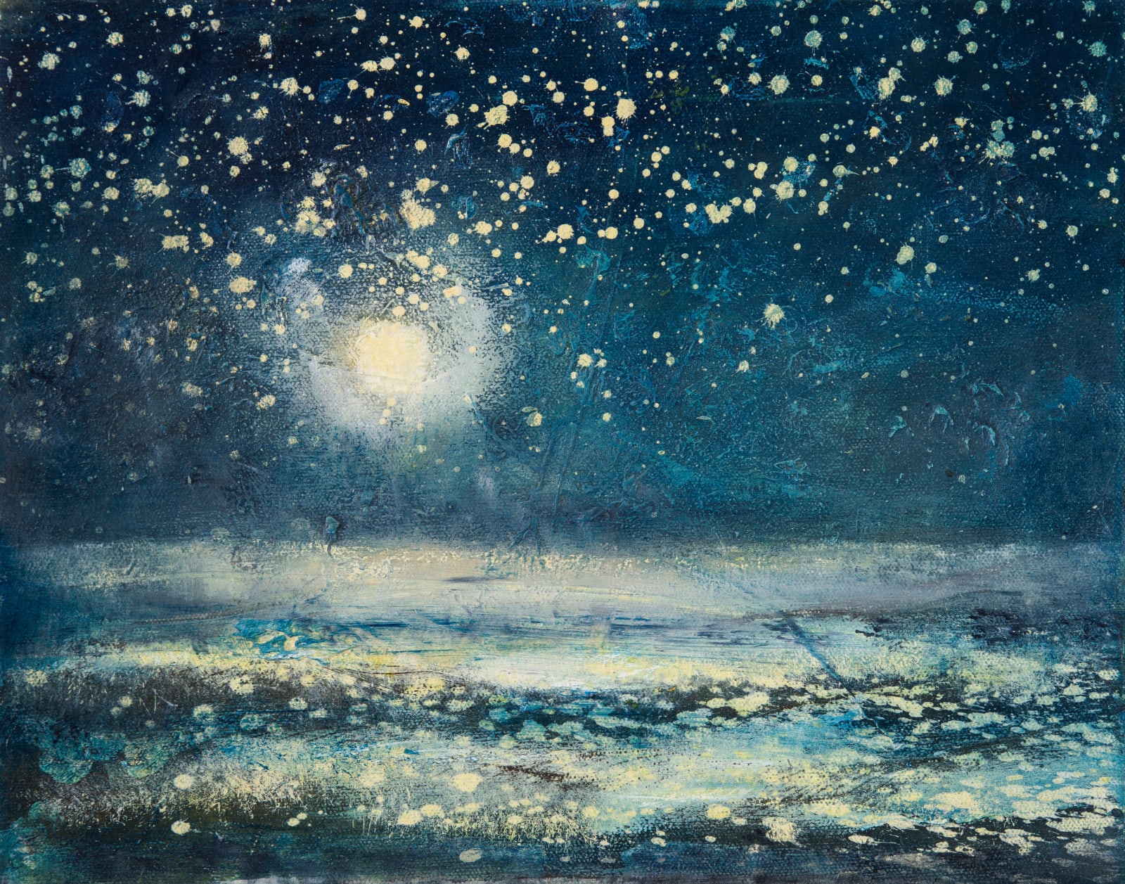 Bill Jacklin, Moon, Stars and Sea III, 2023