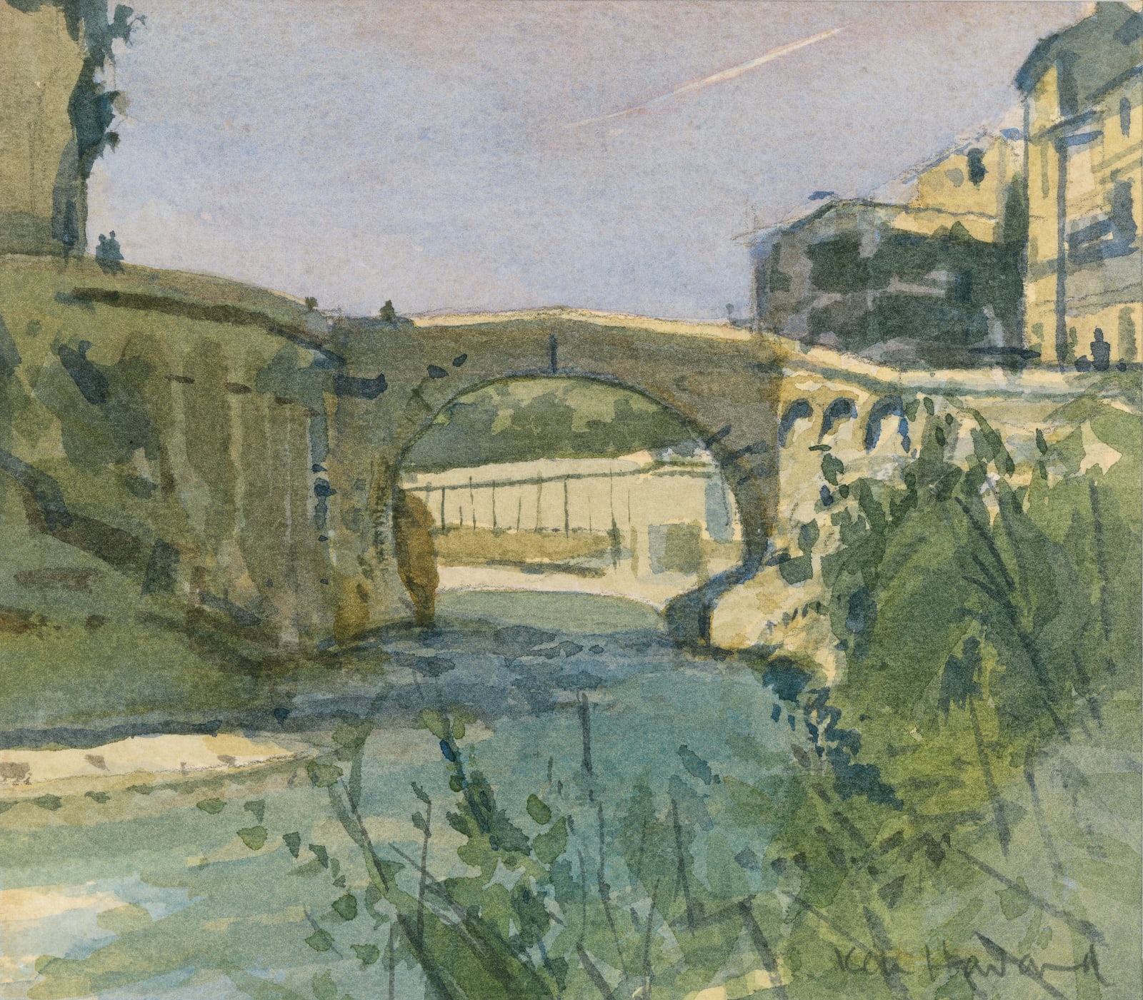 Ken Howard, Untitled (river view)