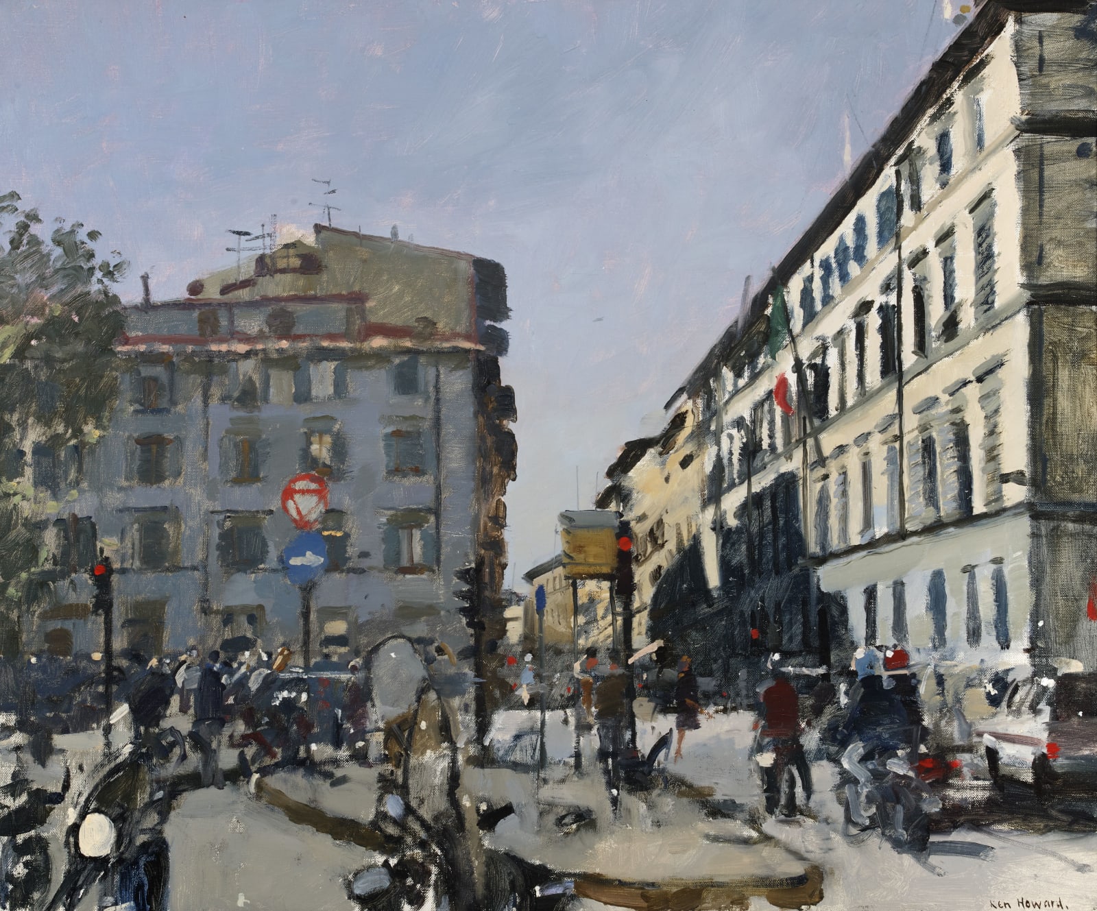 Ken Howard, Morning Light, Via Cavour, 1990