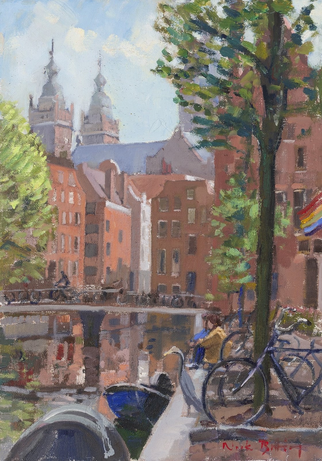 Nick Botting, 48. Early autumn morning, Nicolaas Kathedraal, Amsterdam
