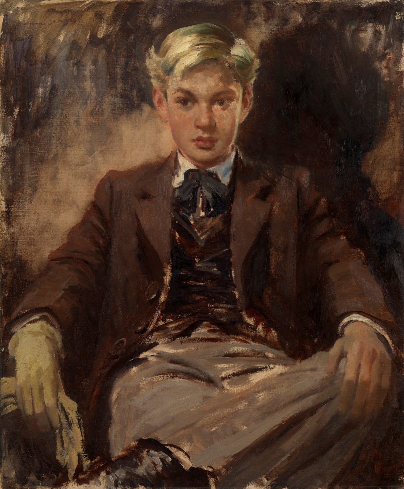 Edward Seago, Portrait of Jeremy Spenser, 1953