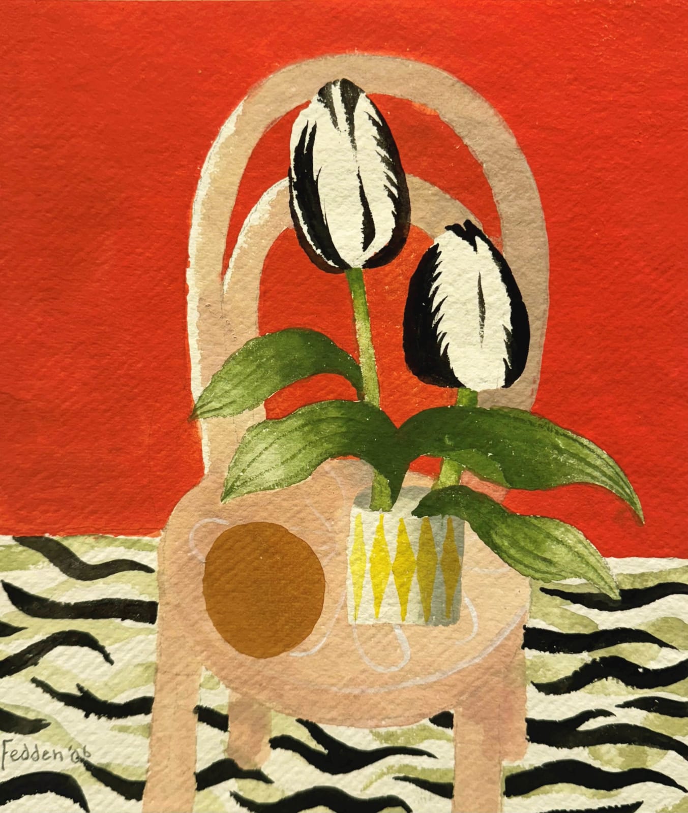 Mary Fedden, The Pink Chair, 2006