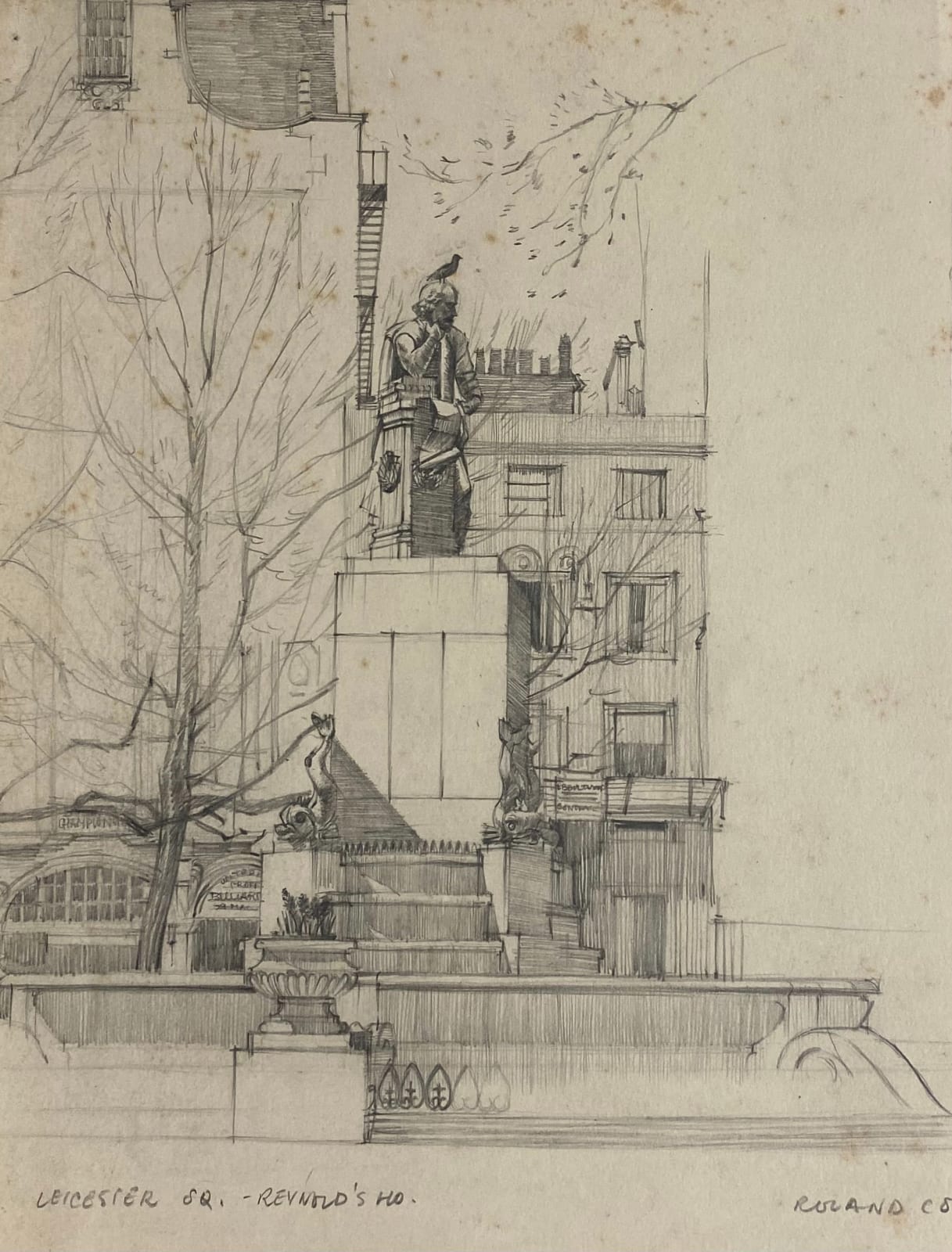 Roland Collins, Leicester Square - Reynold's House, London