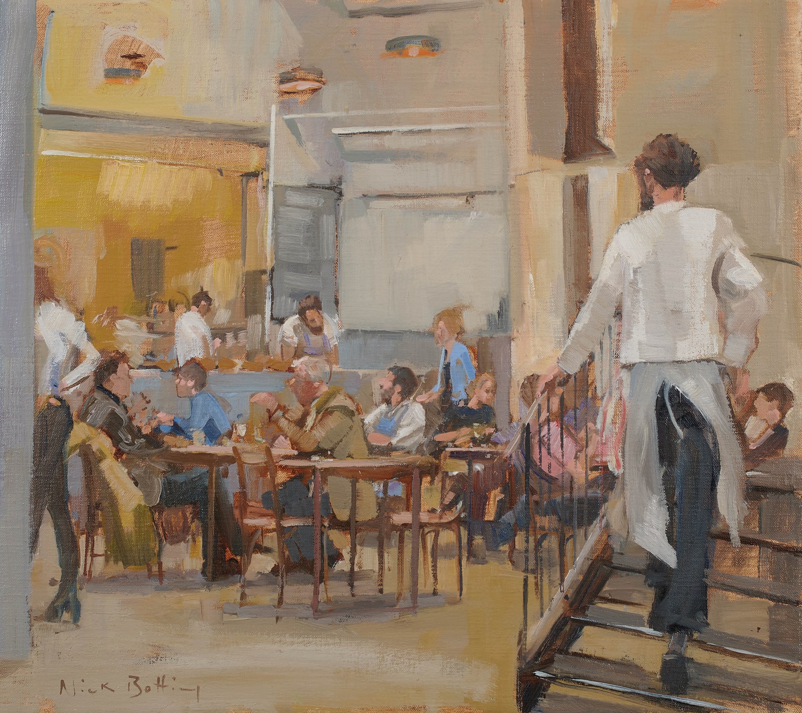 Nick Botting, Lunch at St John Bread and Wine